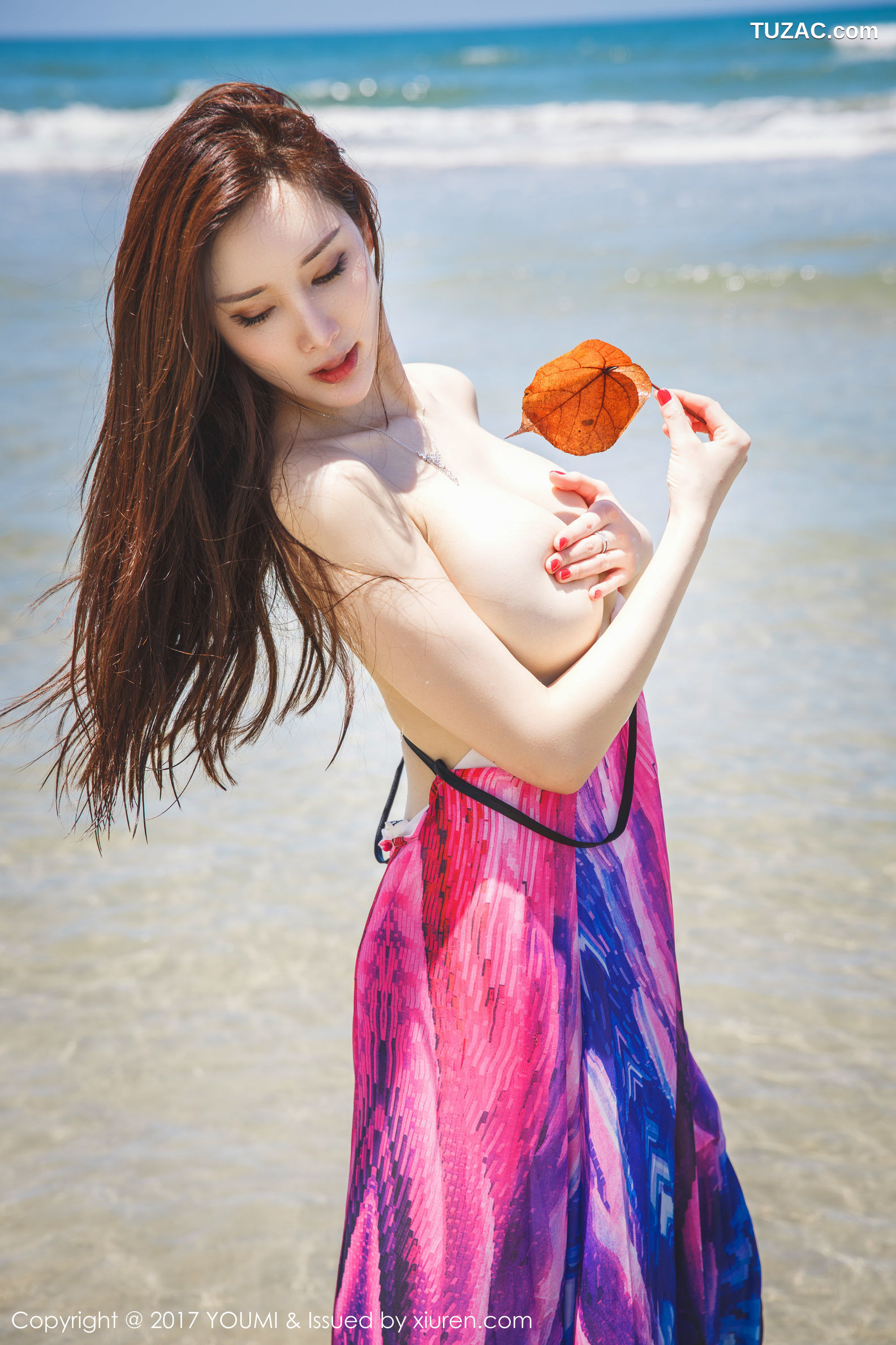 YouMi尤蜜荟-029-土肥圆-《沙滩比基尼-韵味长裙》-2017.03.30