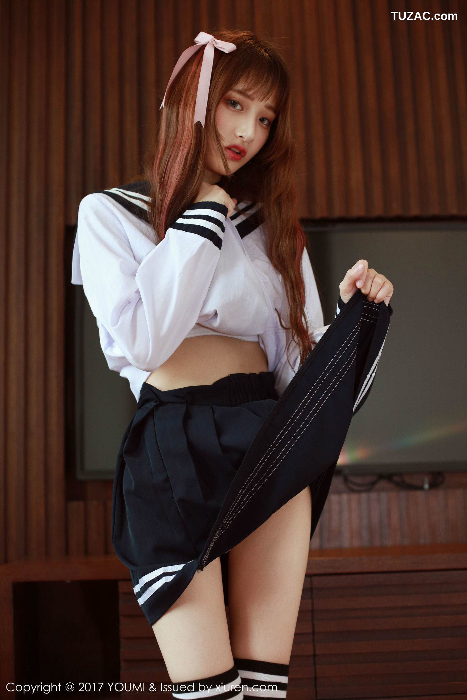 YouMi尤蜜荟-046-Little贝壳-《校服小萝莉》-2017.06.03