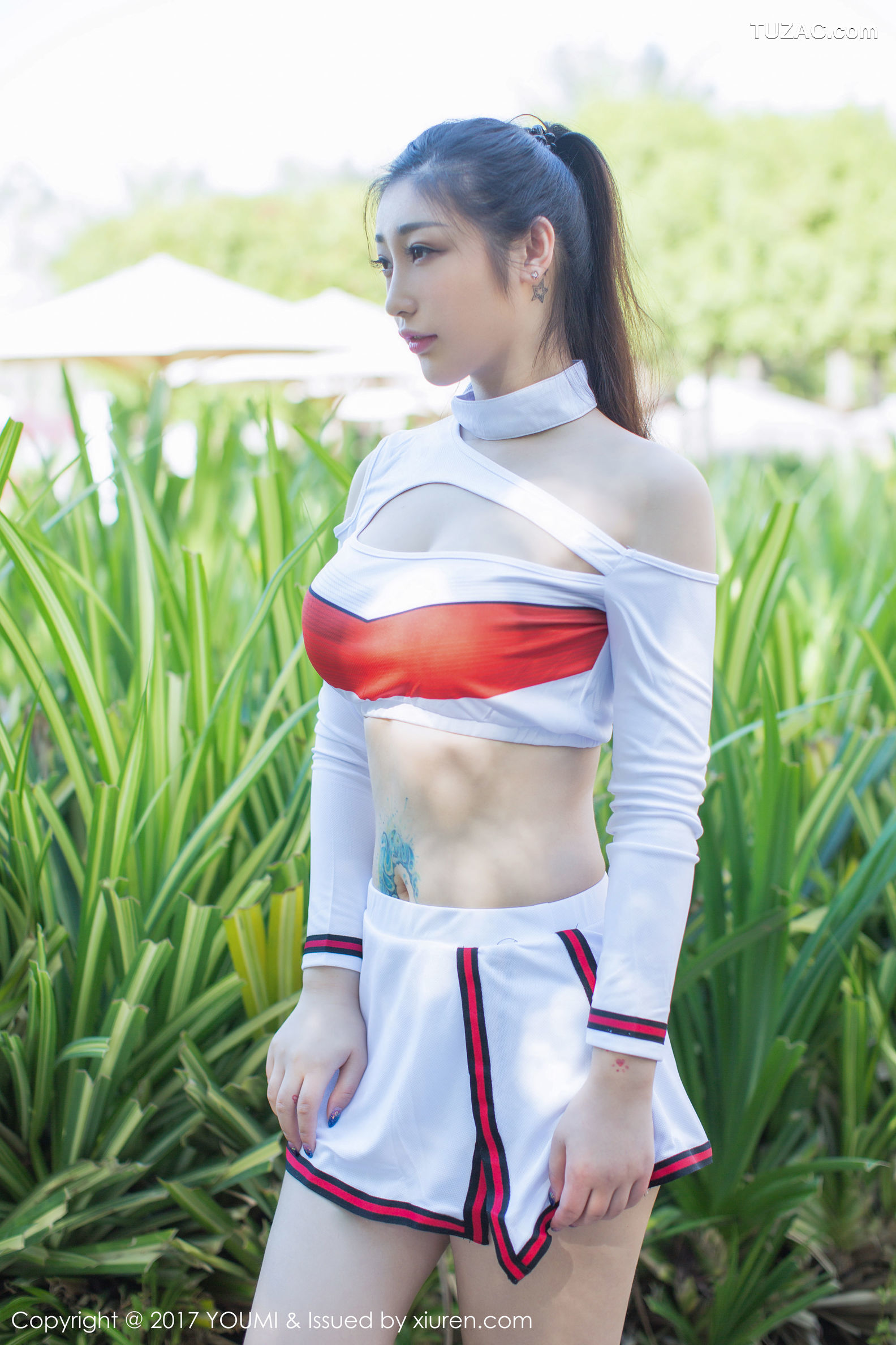 YouMi尤蜜荟-090-妲己-《制服-真空金属链》-2017.11.29
