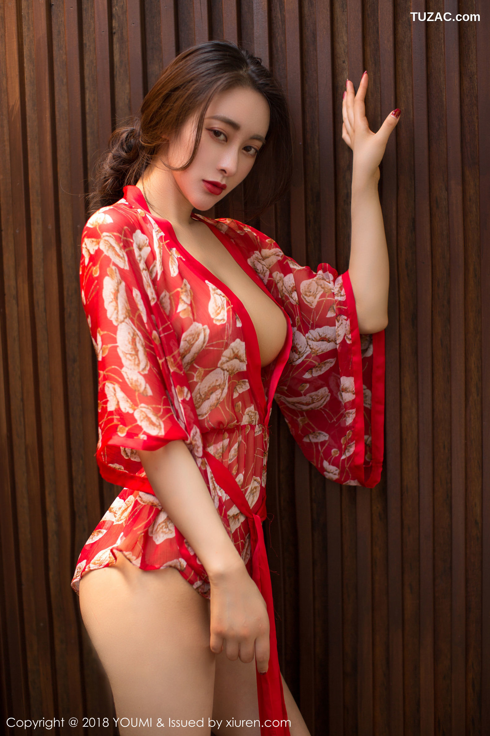 YouMi尤蜜荟-104-穆菲菲-《红色和服》-2018.01.04