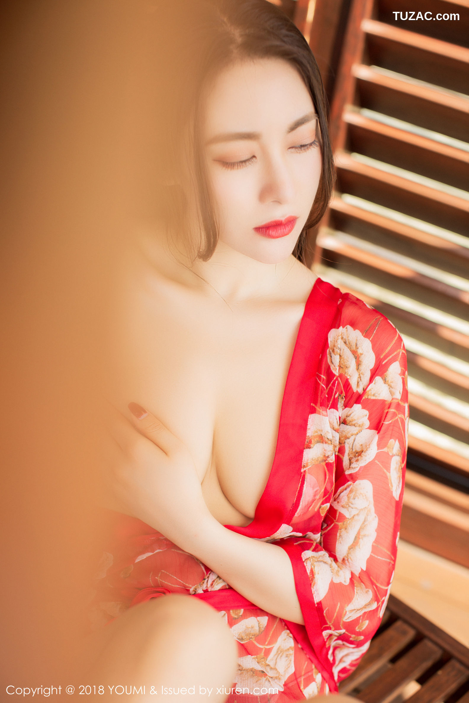 YouMi尤蜜荟-104-穆菲菲-《红色和服》-2018.01.04