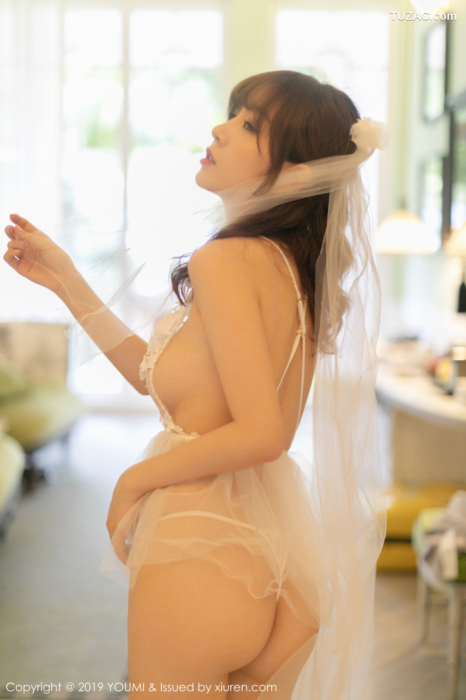 YouMi尤蜜荟-333-王雨纯-《镂空内衣与隐约透视薄纱系列》-2019.07.26