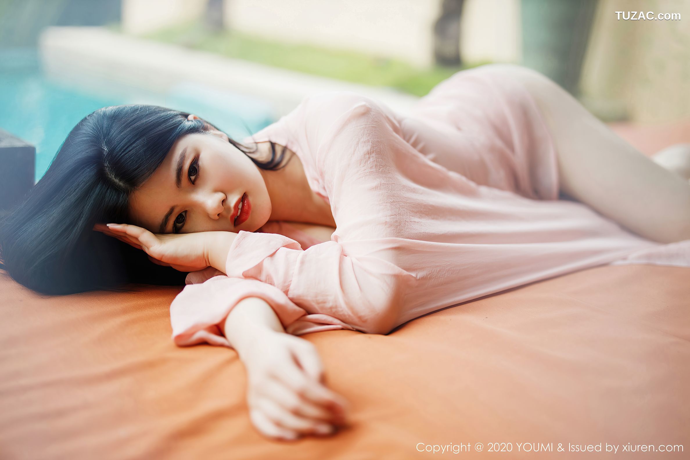 YouMi尤蜜荟-523-娜露Selena-《轻薄的粉色长裙》-2020.09.07