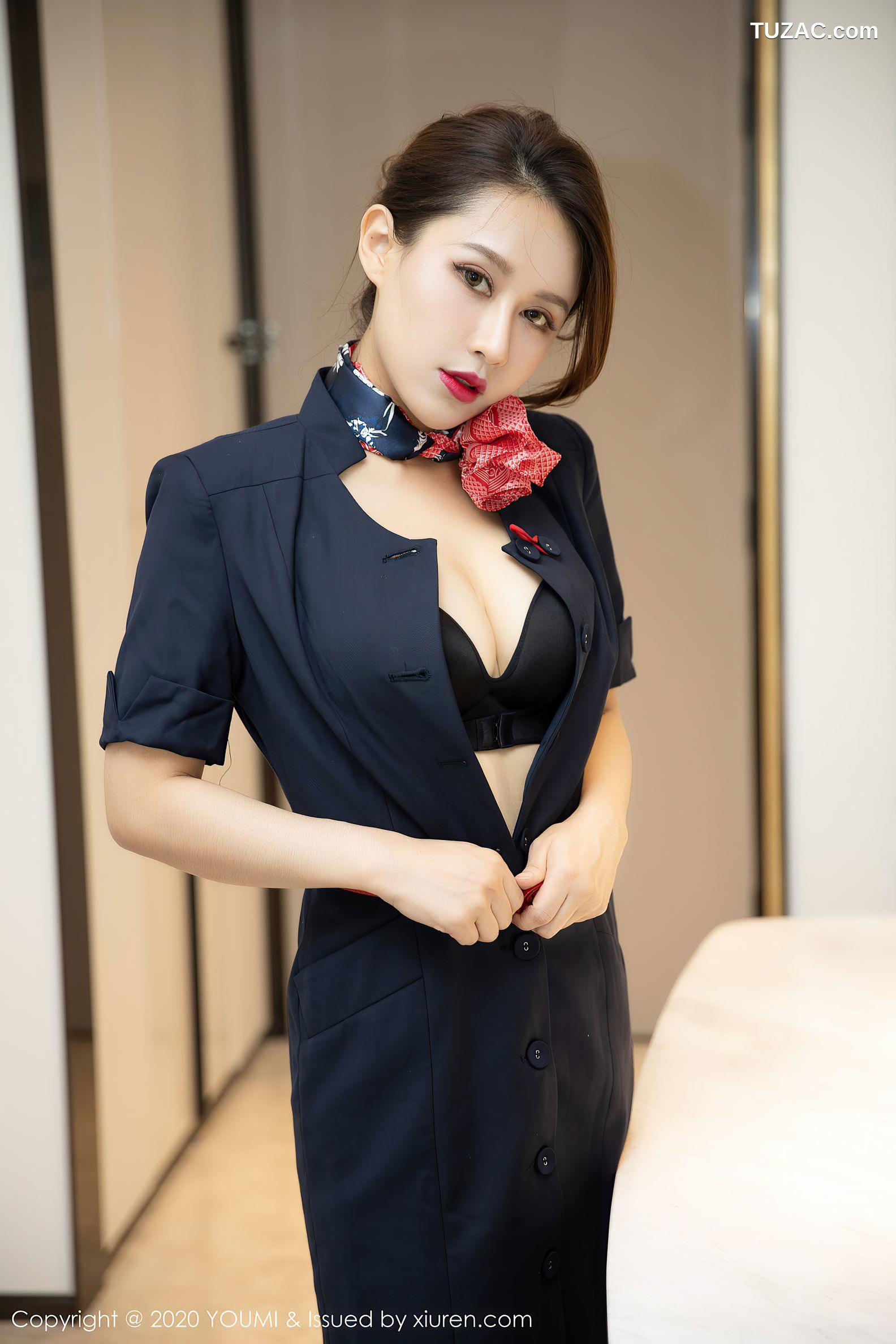 YouMi尤蜜荟-536-徐安安-《无法抵御的空乘制服系列》-2020.09.28