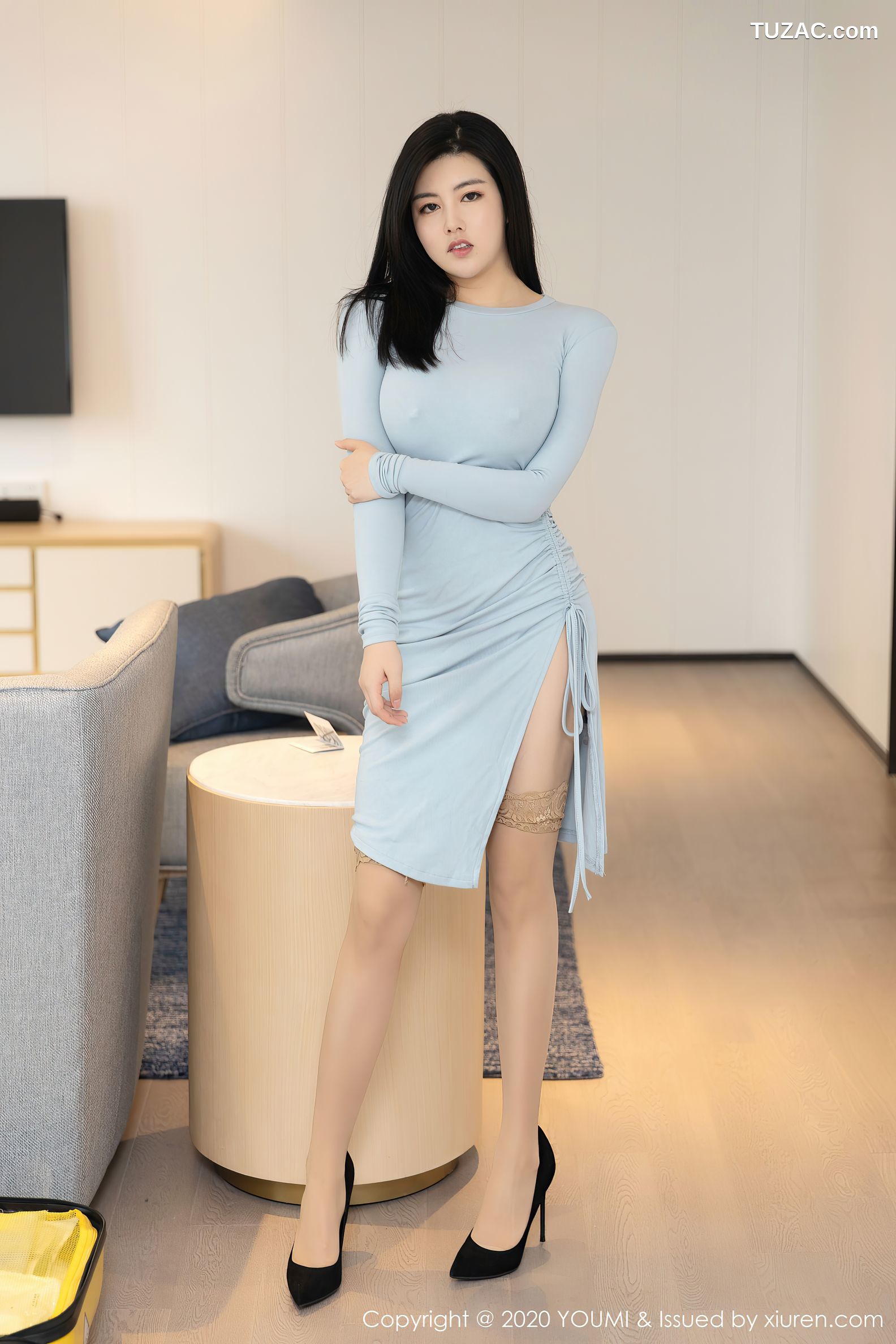 YouMi尤蜜荟-561-娜露Selena-《淡雅薄透的礼裙》-2020.11.23