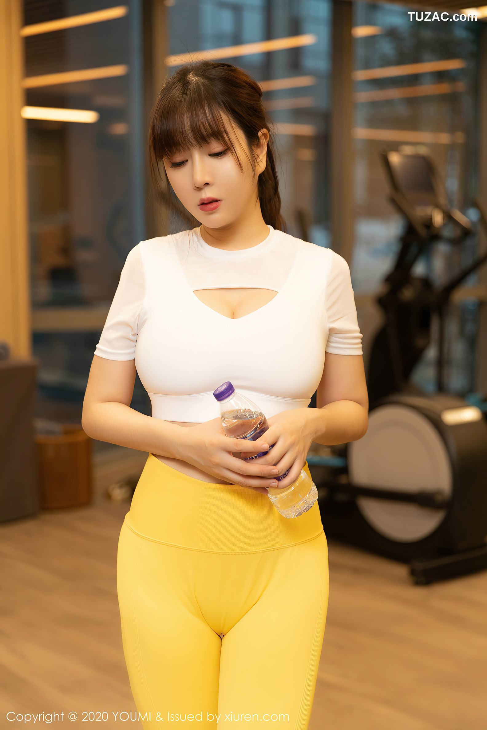 YouMi尤蜜荟-573-王雨纯-《健身房魅惑写真》-2020.12.17