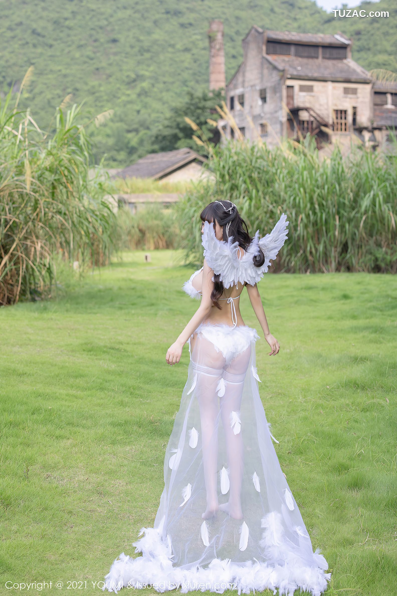 YouMi尤蜜荟-691-朱可儿Flower-桂林旅拍-天使服饰-2021.09.09