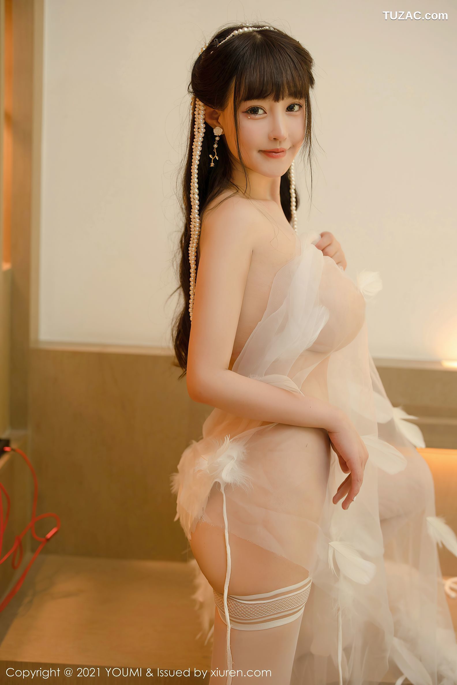 YouMi尤蜜荟-691-朱可儿Flower-桂林旅拍-天使服饰-2021.09.09