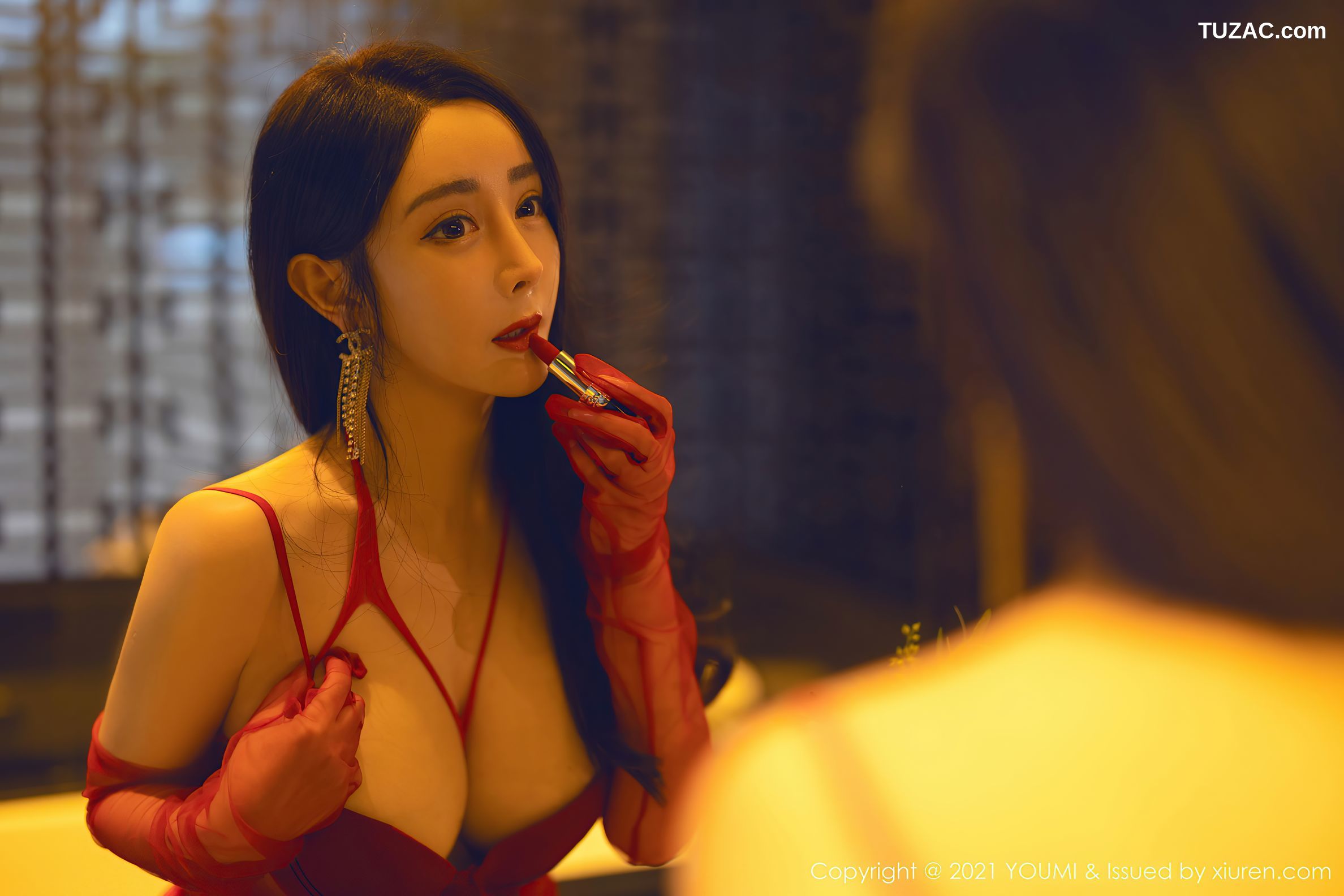 YouMi尤蜜荟-711-允爾-成都旅拍暖色调视觉体验情趣服饰-2021.10.29