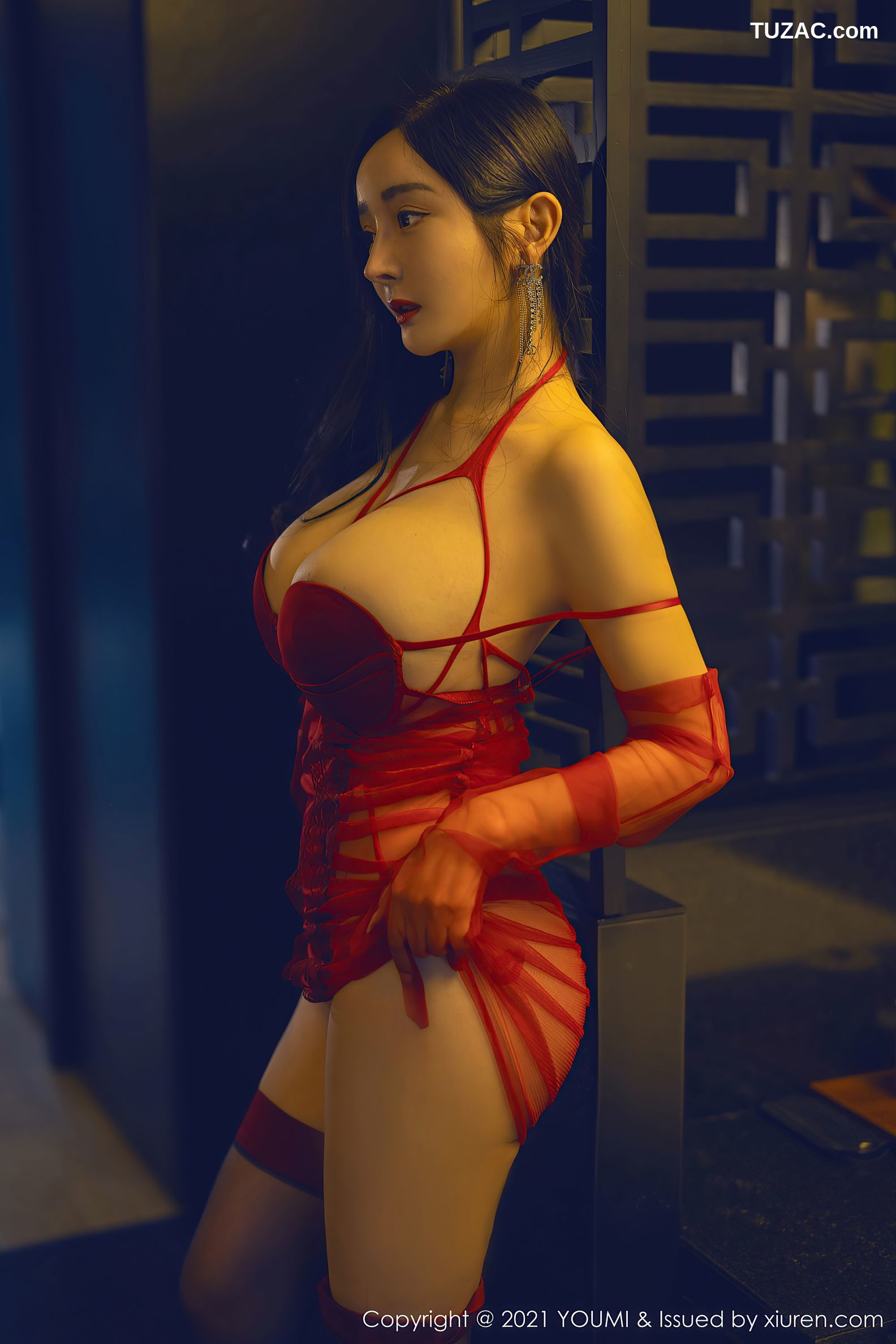 YouMi尤蜜荟-711-允爾-成都旅拍暖色调视觉体验情趣服饰-2021.10.29