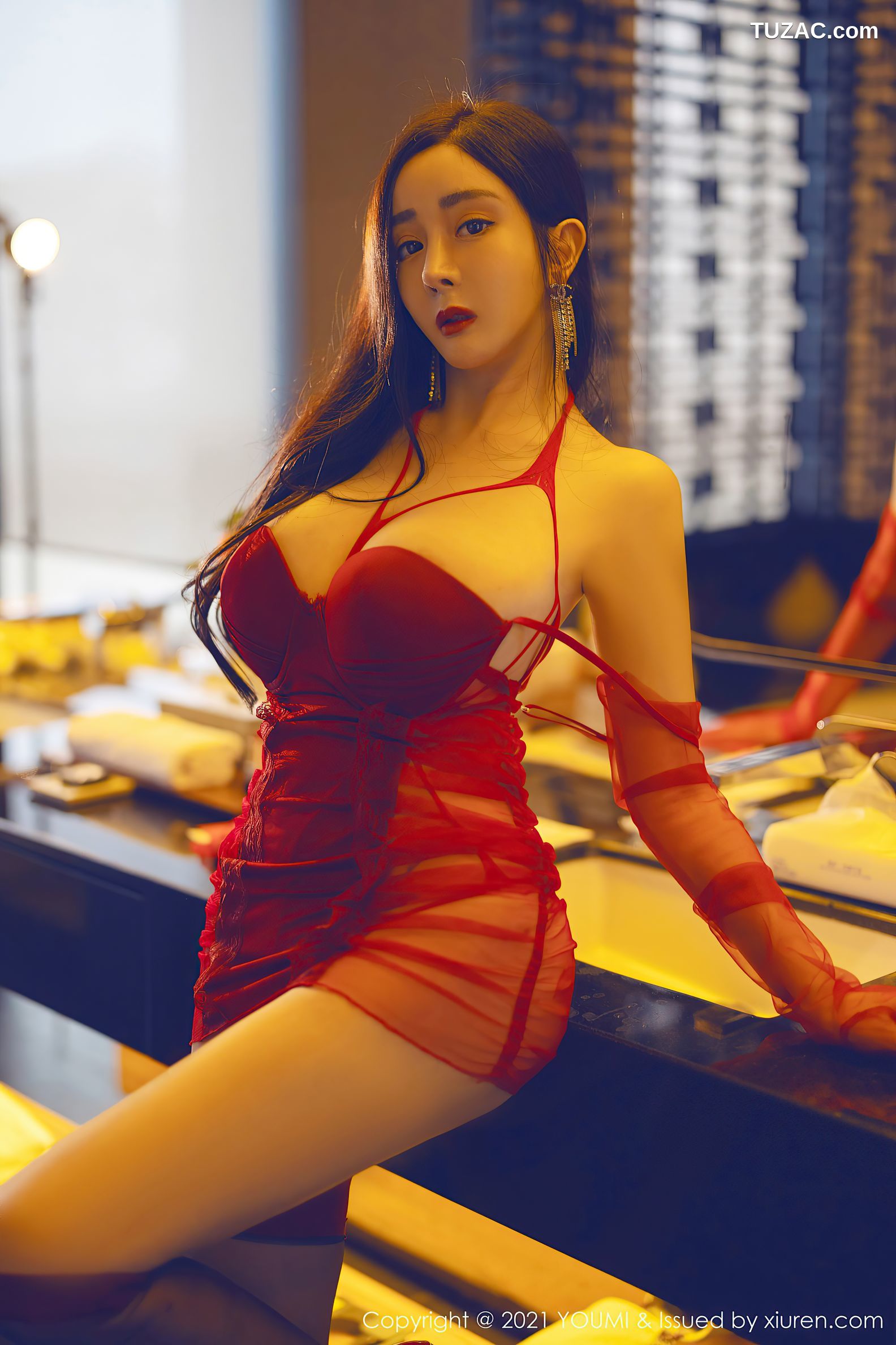 YouMi尤蜜荟-711-允爾-成都旅拍暖色调视觉体验情趣服饰-2021.10.29