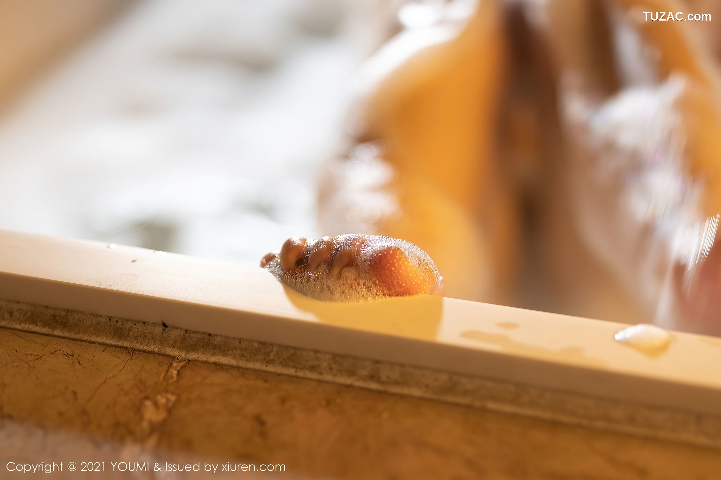 YouMi尤蜜荟-714-朱可儿Flower-成都旅拍浴室三点式内衣泡泡浴-2021.11.05