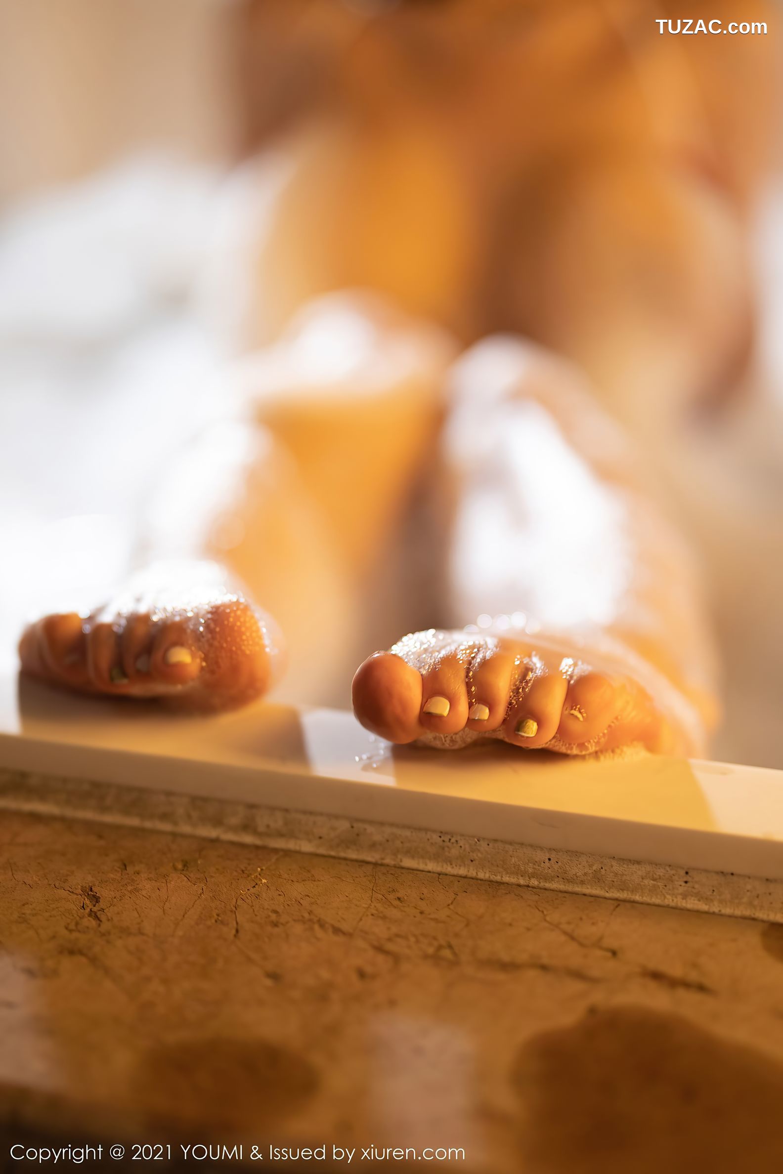 YouMi尤蜜荟-714-朱可儿Flower-成都旅拍浴室三点式内衣泡泡浴-2021.11.05