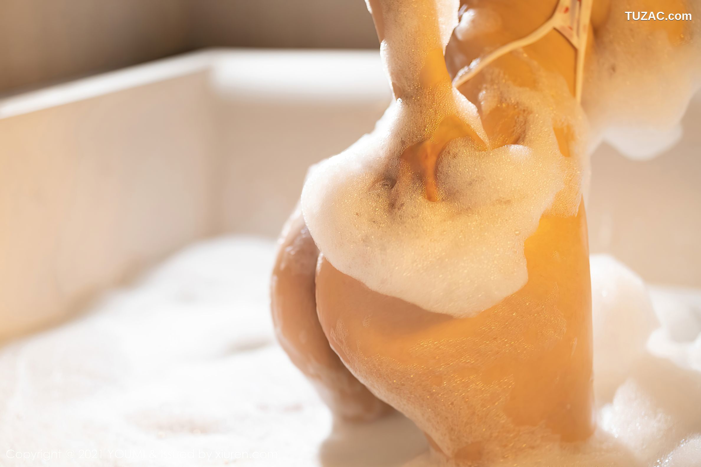 YouMi尤蜜荟-714-朱可儿Flower-成都旅拍浴室三点式内衣泡泡浴-2021.11.05