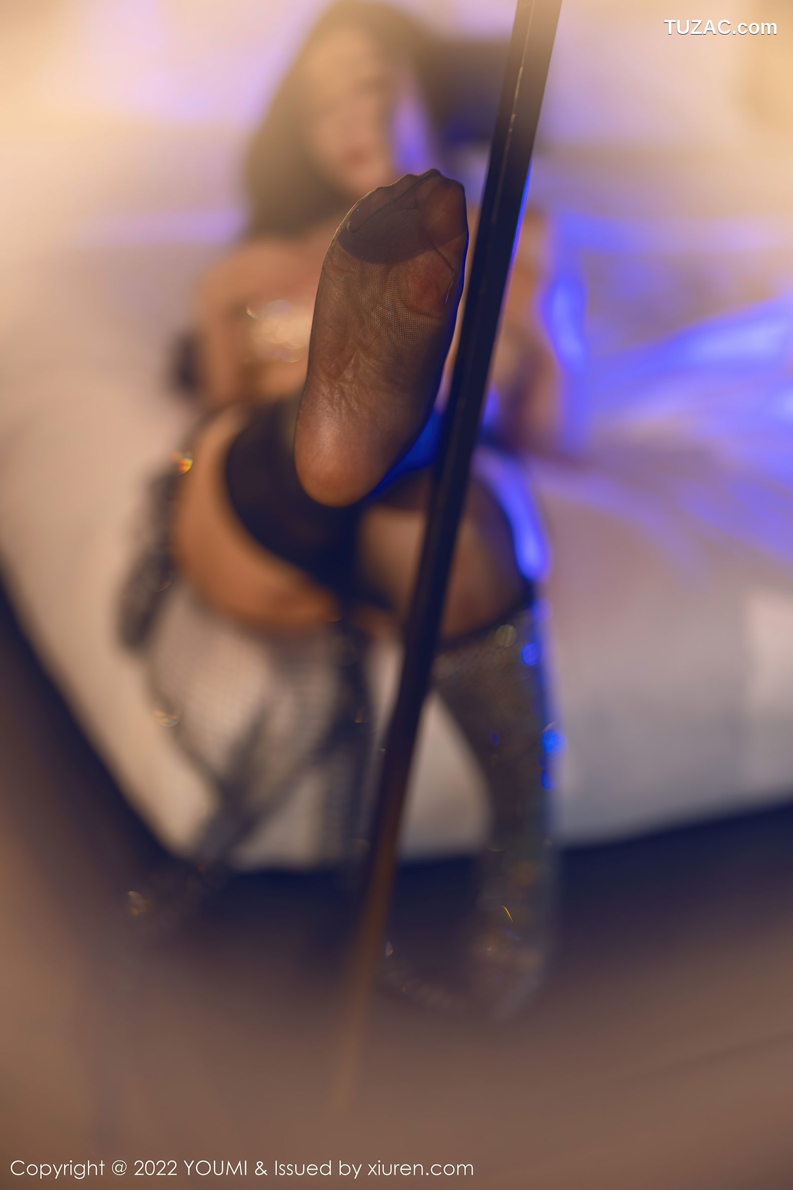 YouMi尤蜜荟-785-允爾-渔网衫黑丝