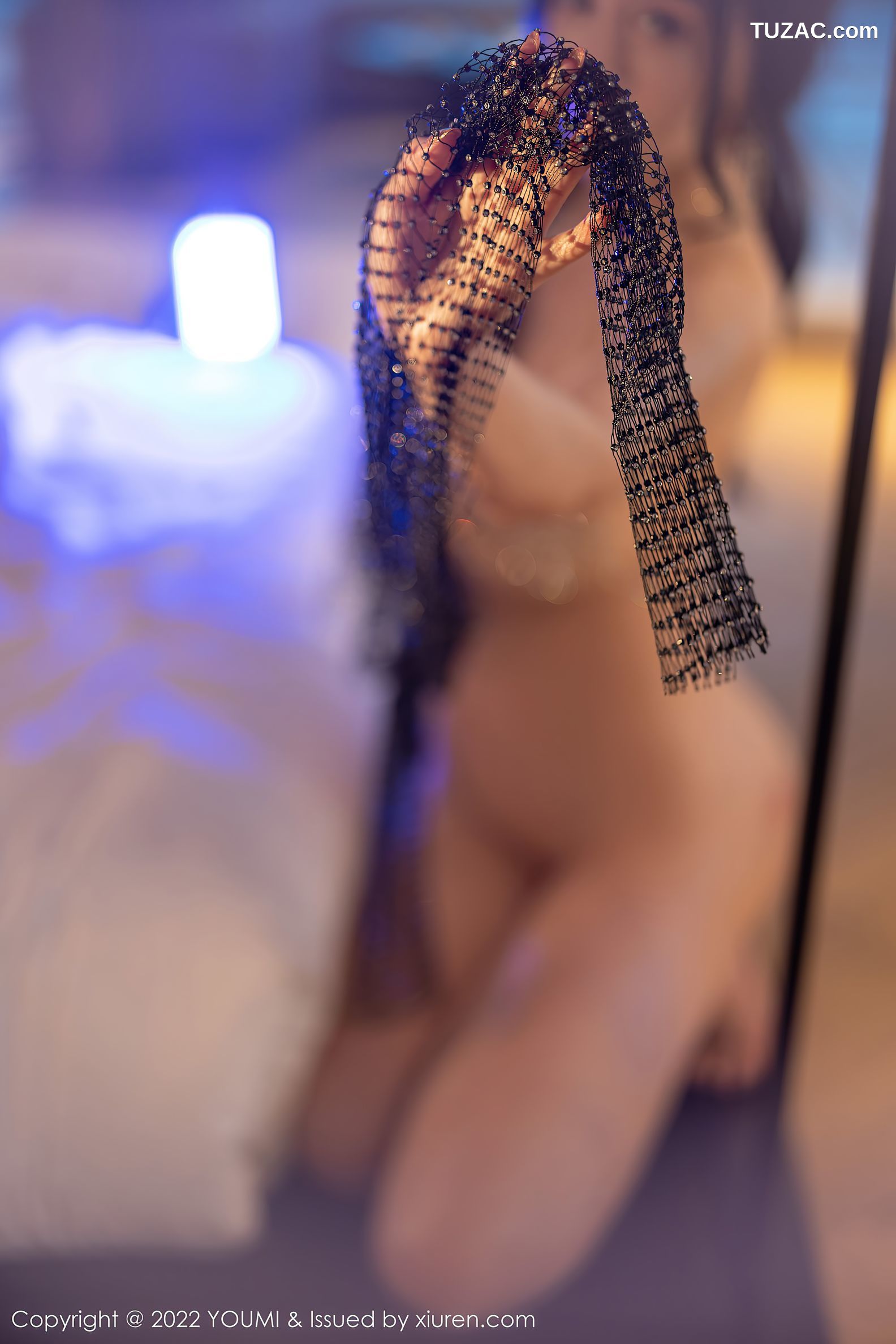 YouMi尤蜜荟-785-允爾-渔网衫黑丝