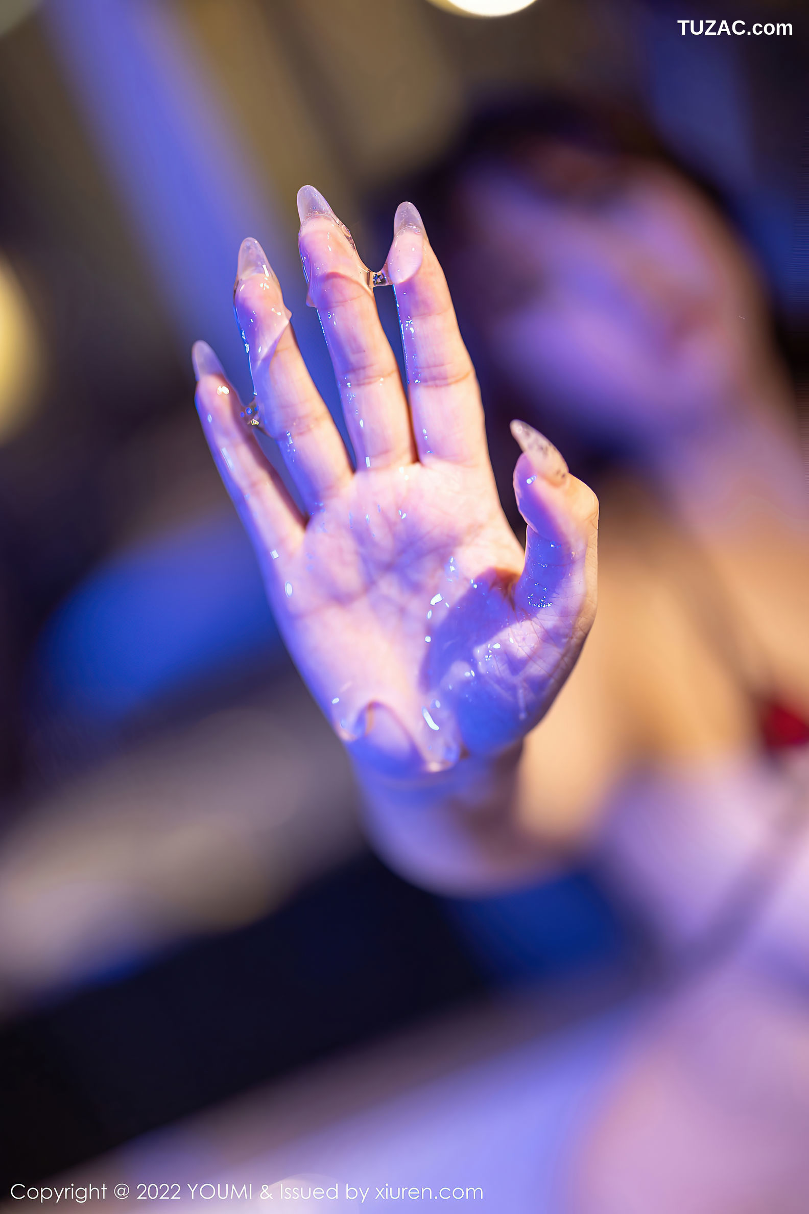 YouMi尤蜜荟-836-张思允-红色运动裤超小比基尼