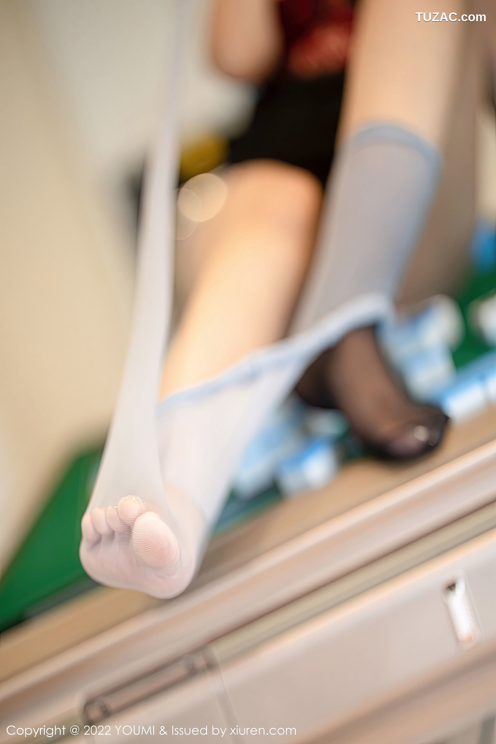 YouMi尤蜜荟-854-张思允Nice-西双版纳旅拍吊带裙黑色蕾丝内衣-2022.10.17