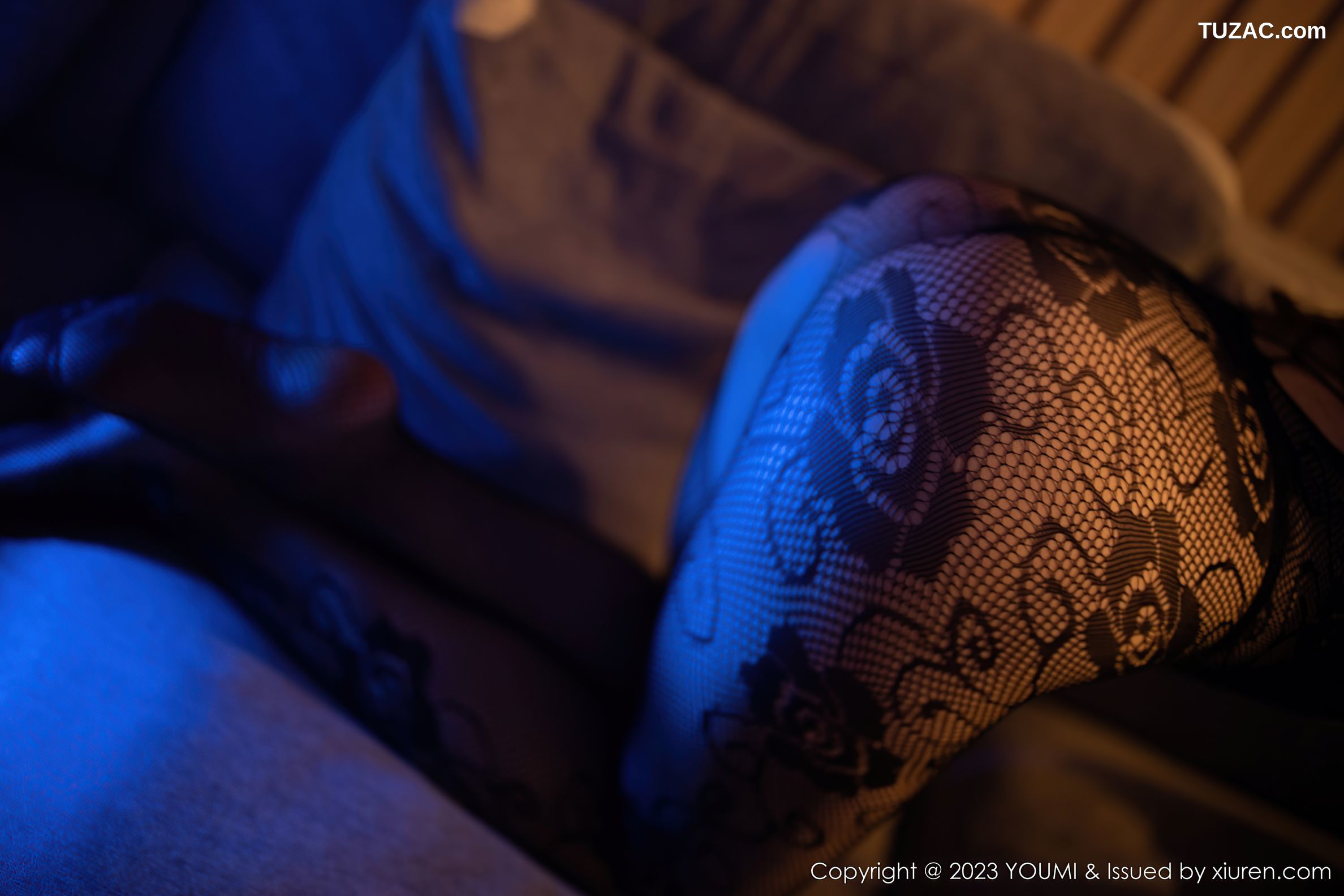 YouMi尤蜜荟-941-娇喘JC-黑色轻透情趣连体网衣-2023.05.22