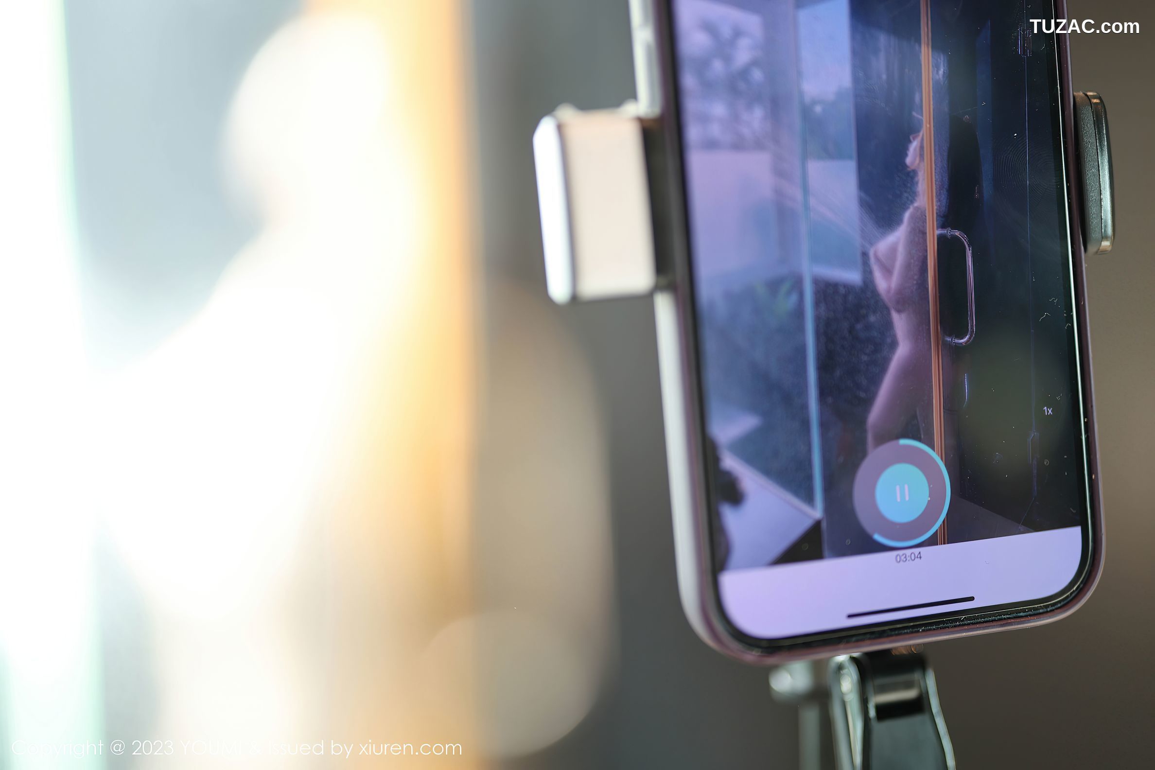 YouMi尤蜜荟-956-尤妮丝Egg-黑色镂空连衣长裙墨绿内衣-2023.06.28