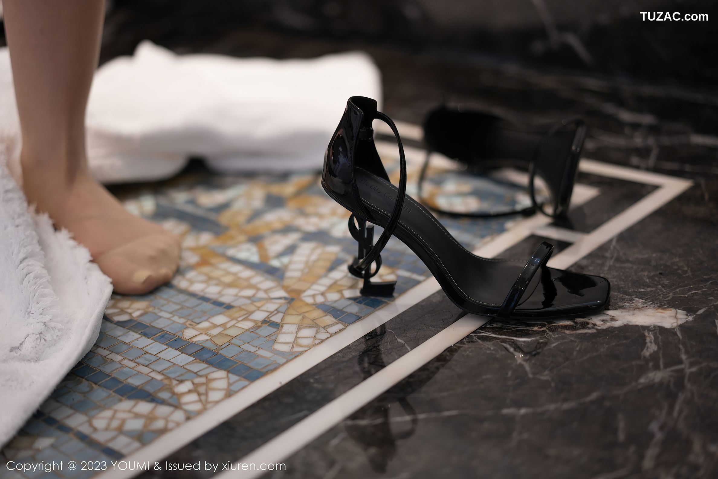 YouMi尤蜜荟-994-周思乔Betty-黑色情趣内衣浴室-2023.10.18