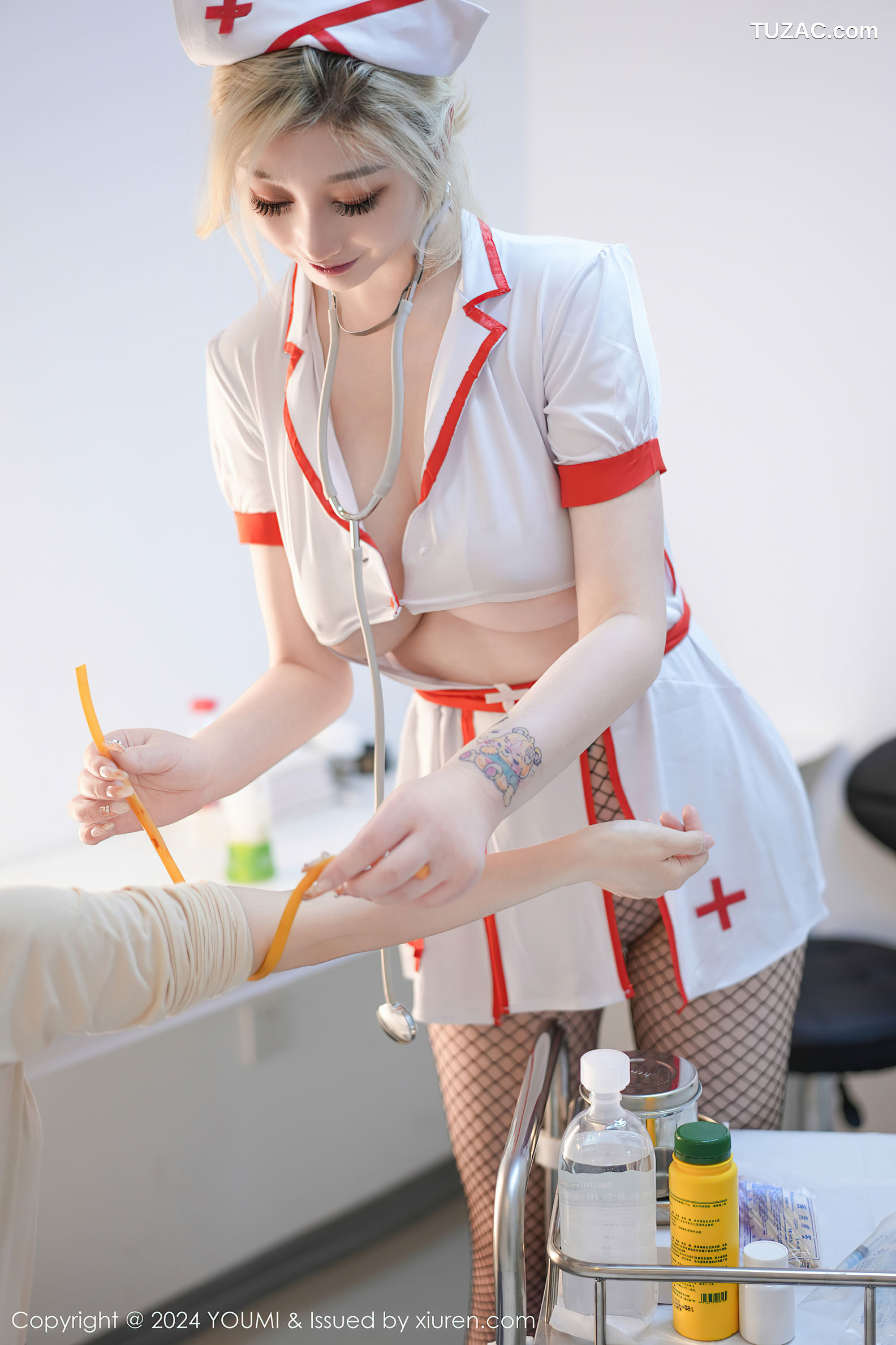 YouMi尤蜜荟-1021-妲己_Toxic-性白色情趣护士服-2024.01.05