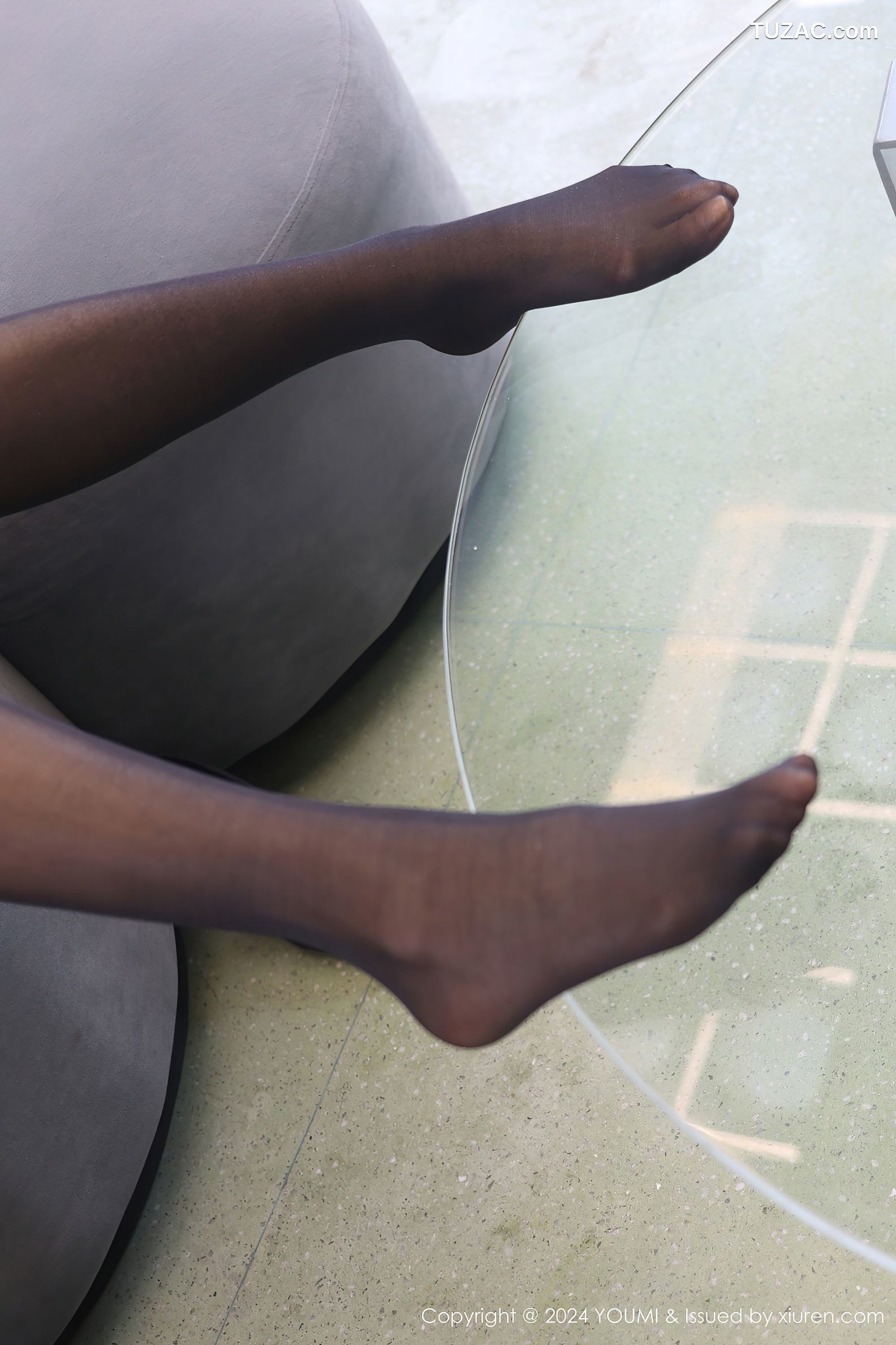 YouMi尤蜜荟-1049-菲儿beauty-黑色蕾丝内衣黑丝-2024.04.11