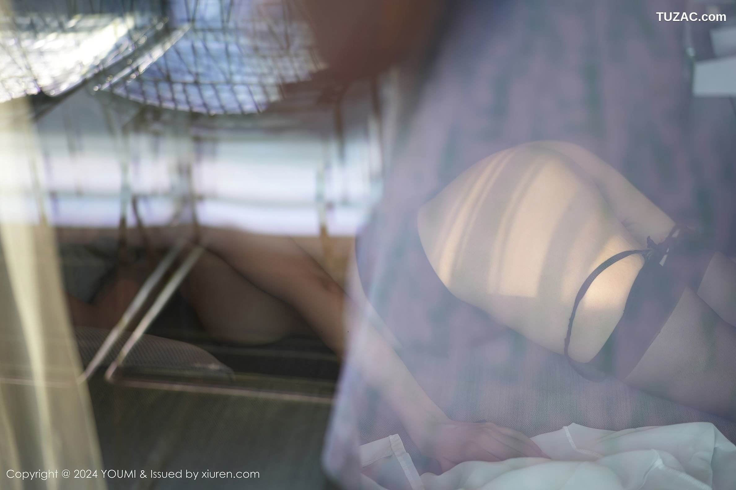 YouMi尤蜜荟-1066-菲儿beauty-OL白衬衫黑短裙黑丝-2024.05.23