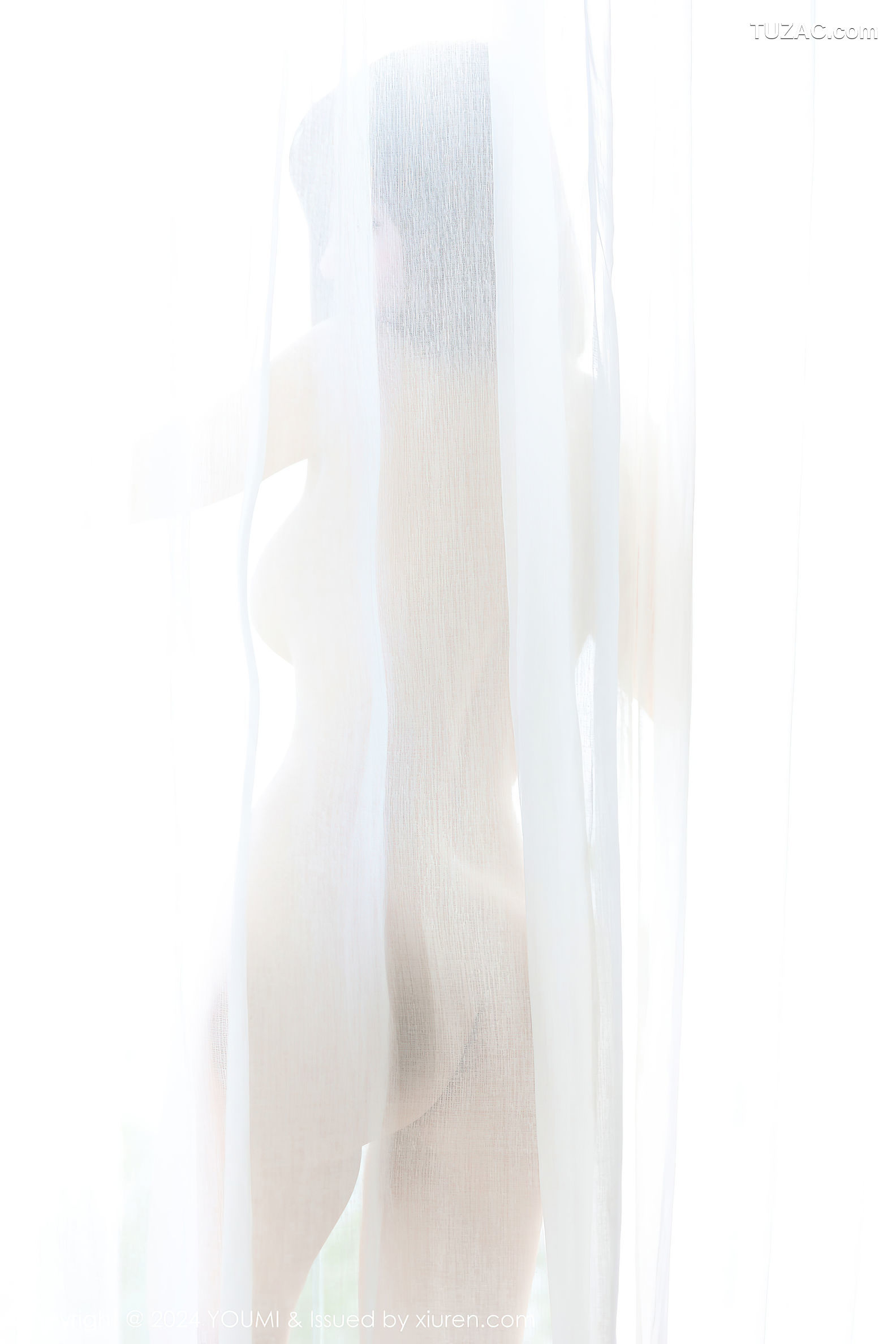 YouMi尤蜜荟-1083-王雨纯-白衬衫真空凸点肉丝-2024.07.12