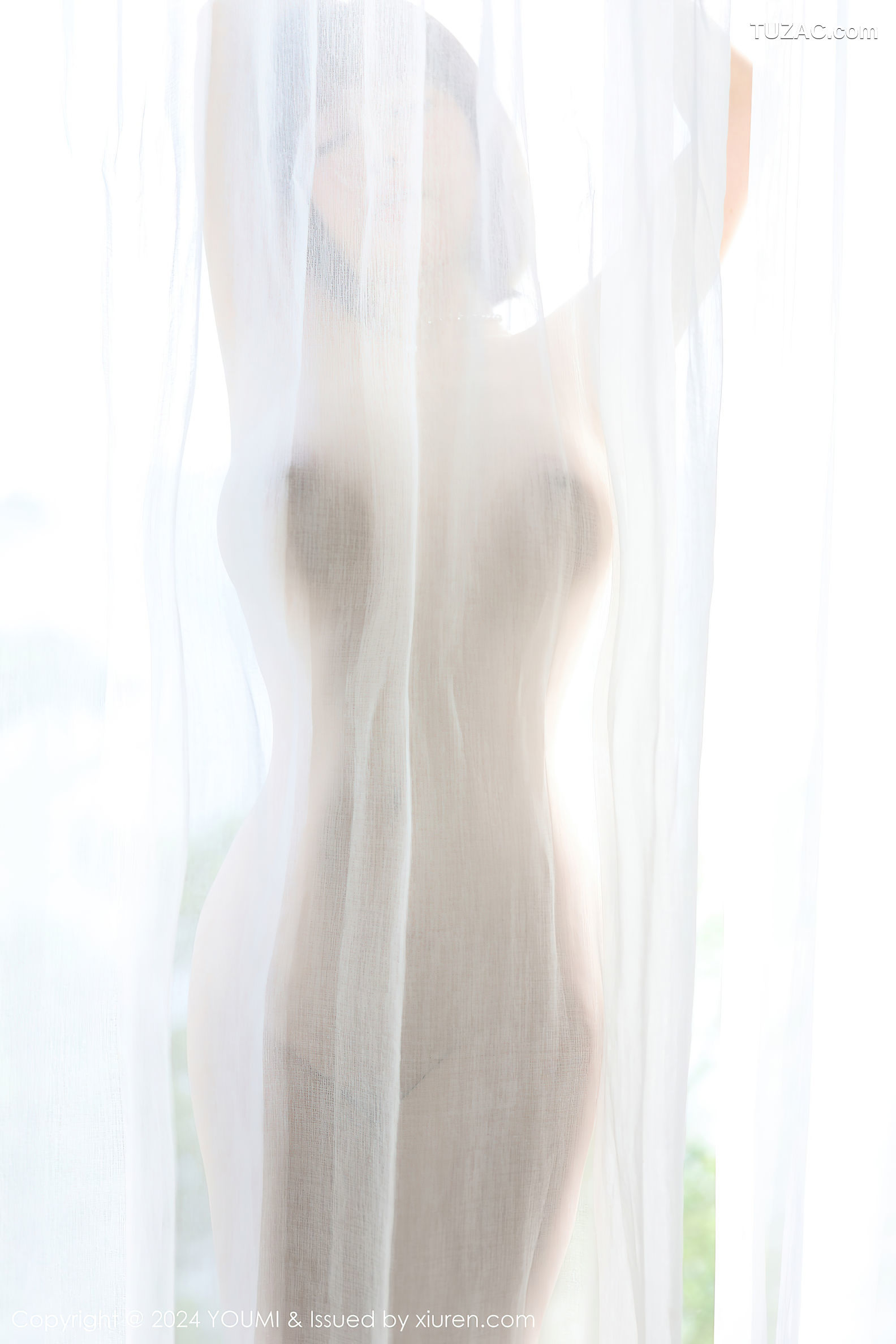 YouMi尤蜜荟-1083-王雨纯-白衬衫真空凸点肉丝-2024.07.12