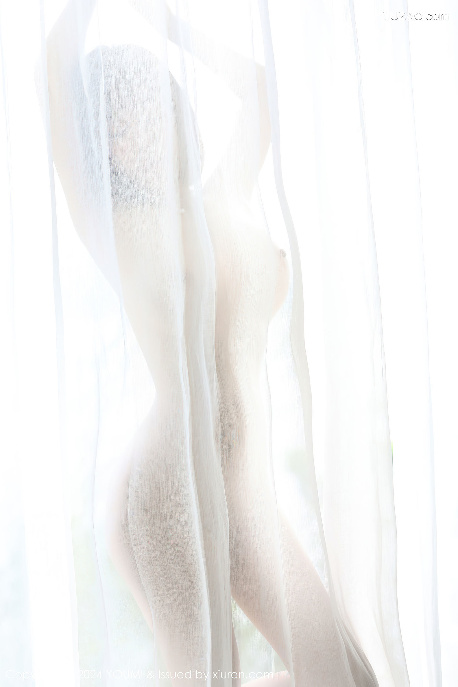 YouMi尤蜜荟-1083-王雨纯-白衬衫真空凸点肉丝-2024.07.12