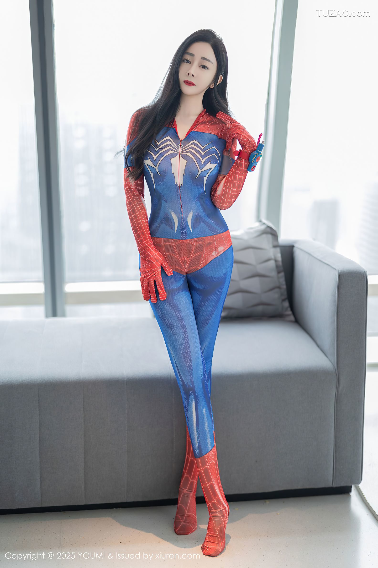 YouMi尤蜜荟-1138-允爾-蜘蛛侠Cos黑丝爆乳-2025.05.23