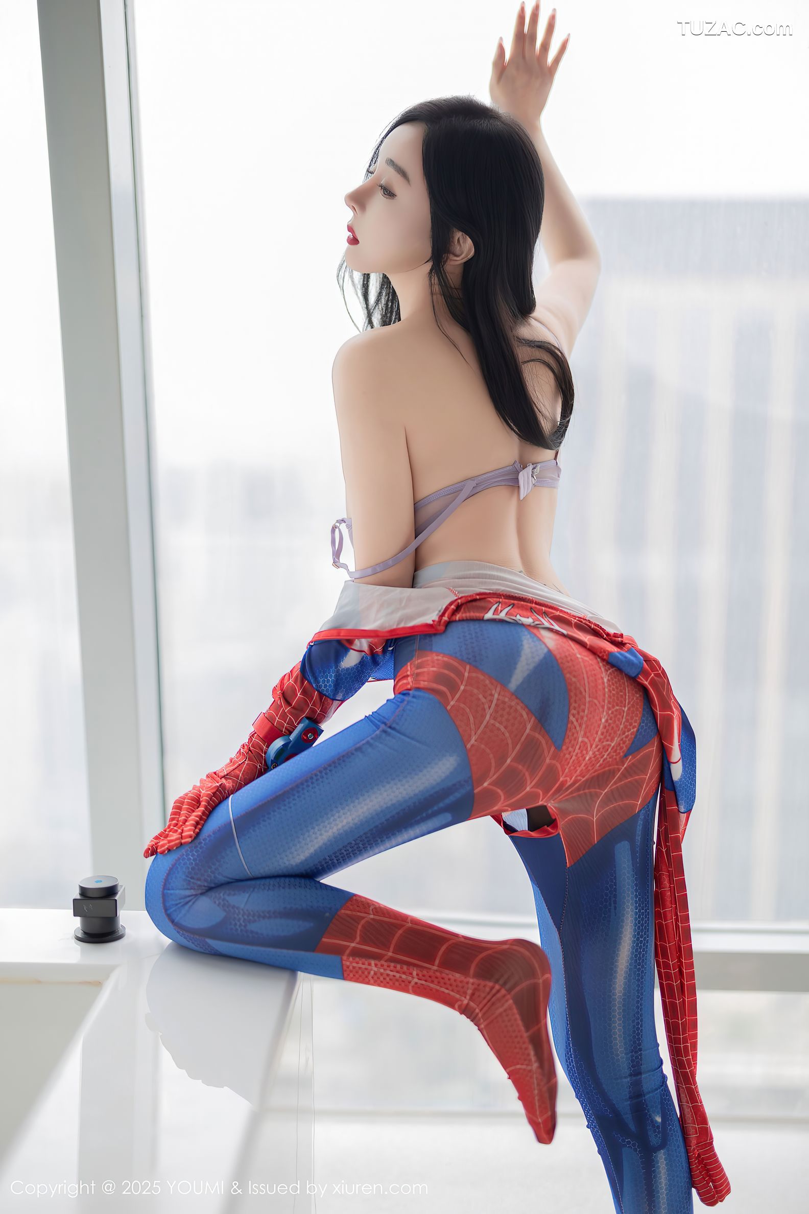 YouMi尤蜜荟-1138-允爾-蜘蛛侠Cos黑丝爆乳-2025.05.23