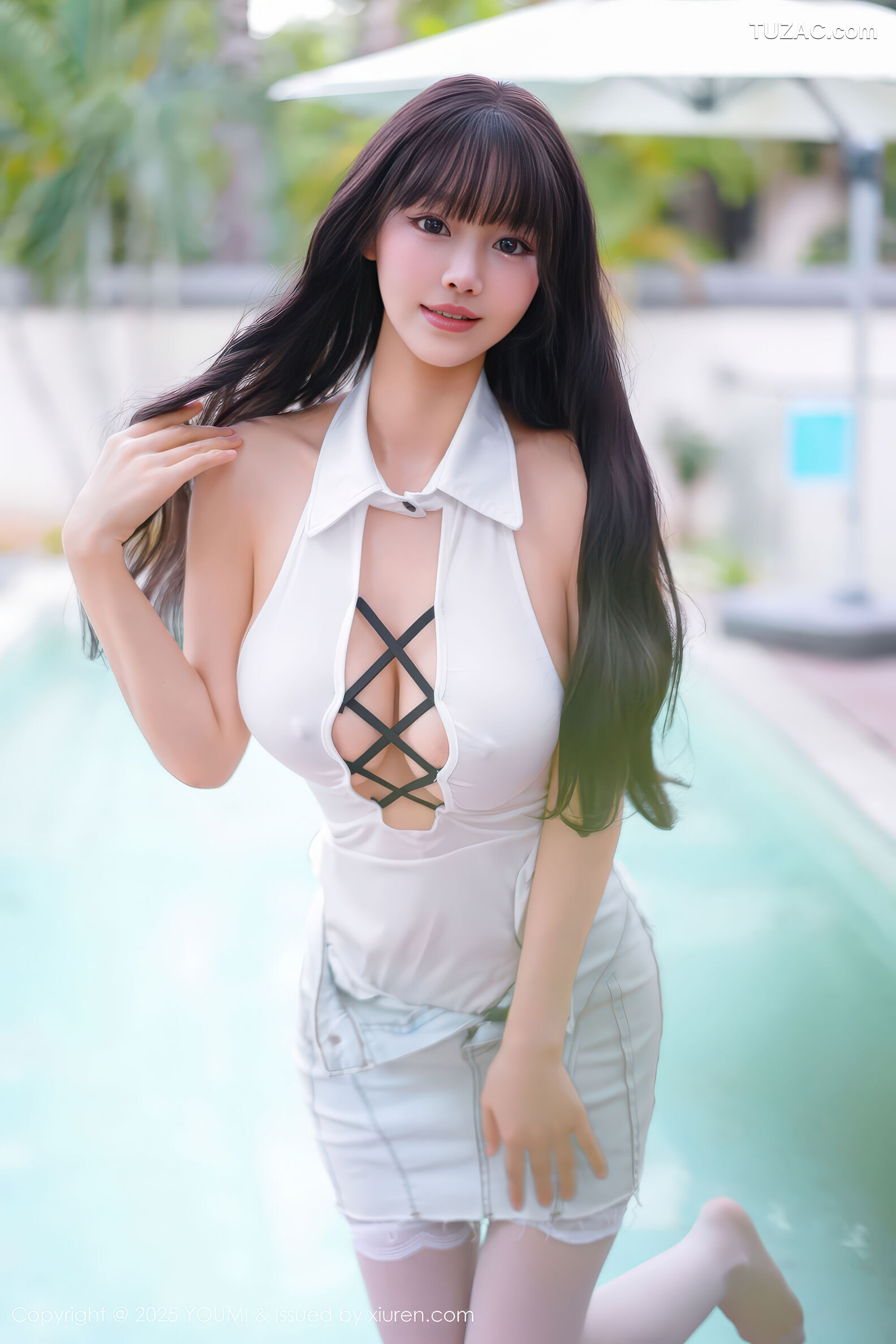 YouMi尤蜜荟-1190-朱可儿-白衬衫白短裙情趣白丝-2025.12.18