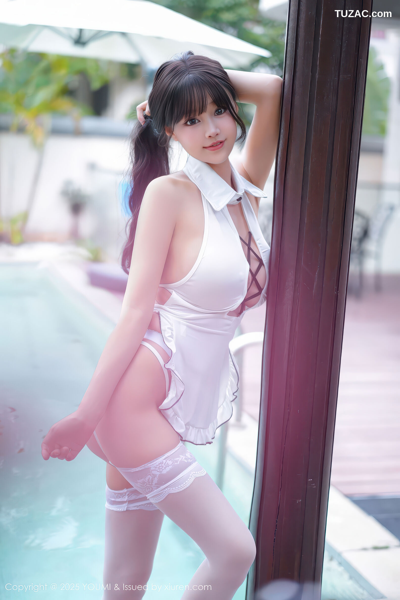 YouMi尤蜜荟-1190-朱可儿-白衬衫白短裙情趣白丝-2025.12.18