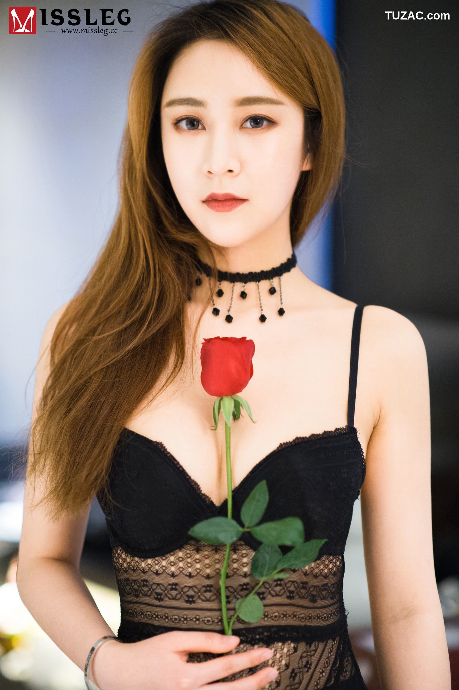 MissLeg蜜丝-N006-乔依琳《白色情人夜》-无圣光