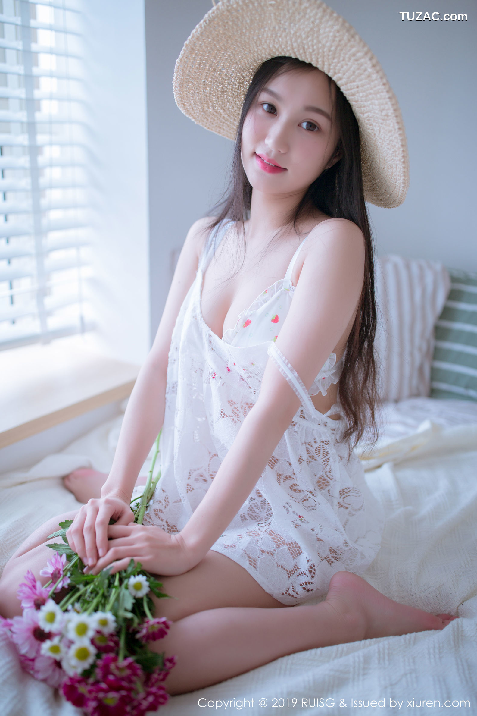 RuiSG瑞丝馆-068-深紫julie-私房内的清甜可人草帽女孩系列