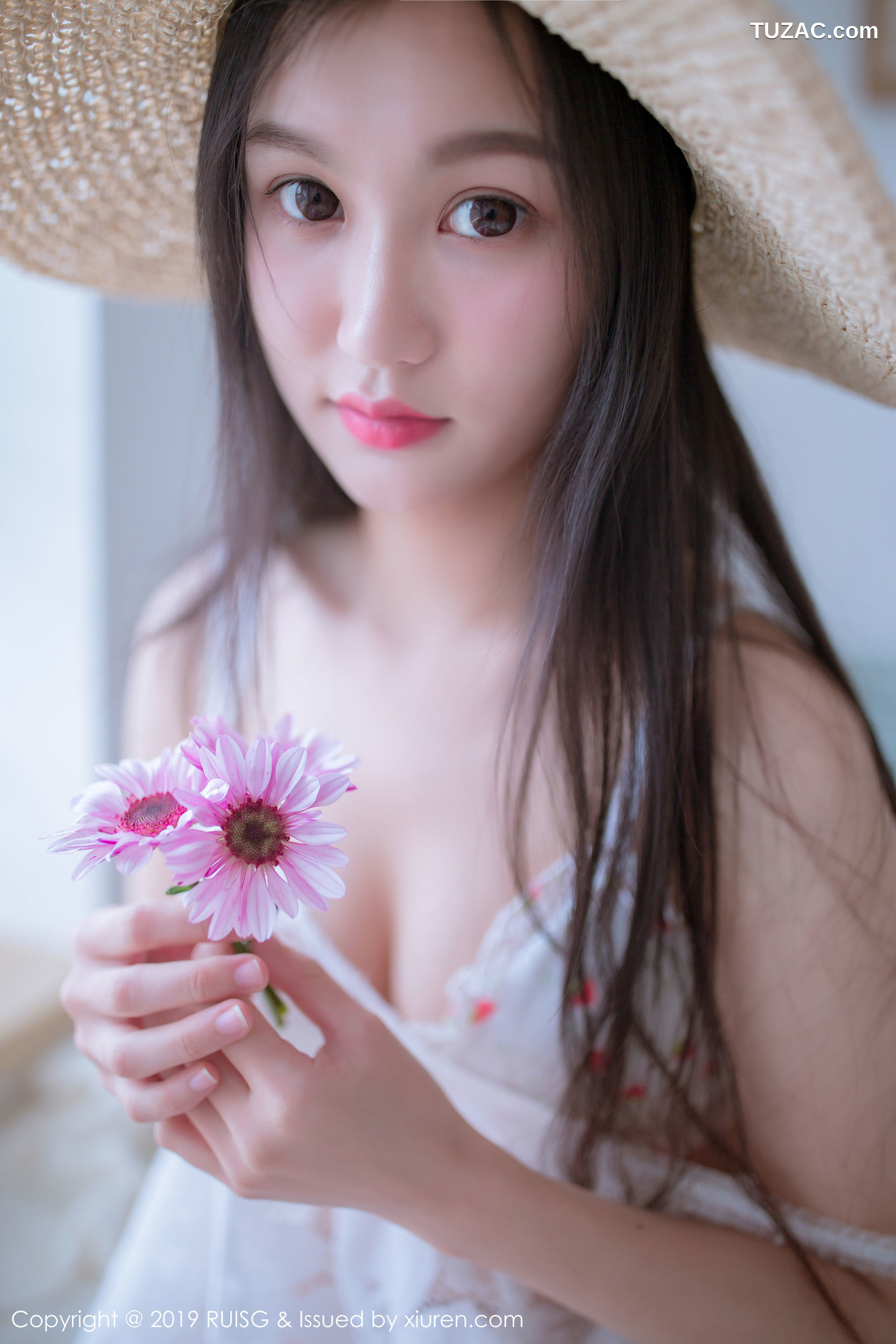 RuiSG瑞丝馆-068-深紫julie-私房内的清甜可人草帽女孩系列