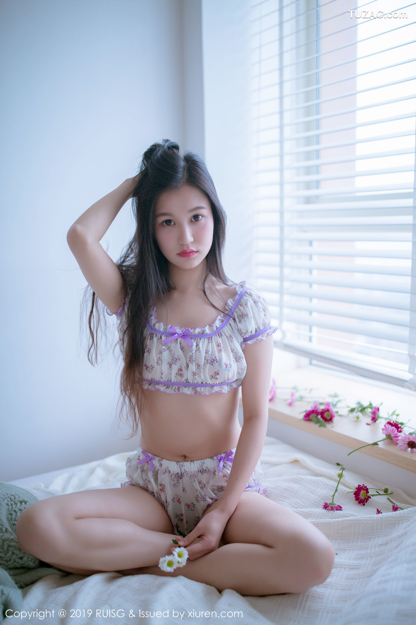 RuiSG瑞丝馆-068-深紫julie-私房内的清甜可人草帽女孩系列