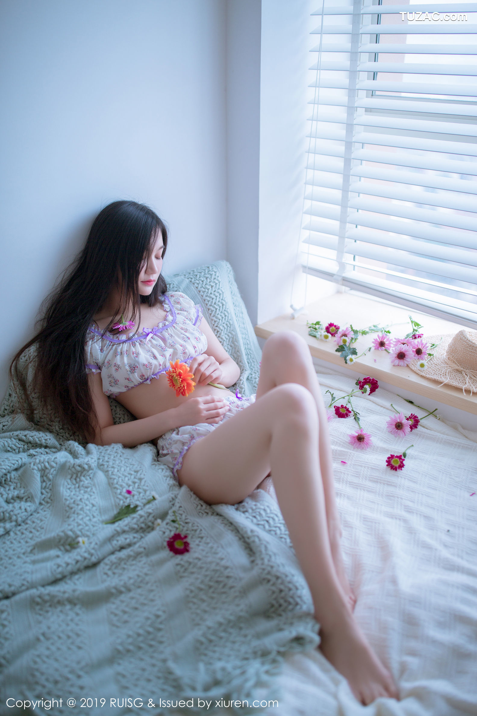 RuiSG瑞丝馆-068-深紫julie-私房内的清甜可人草帽女孩系列