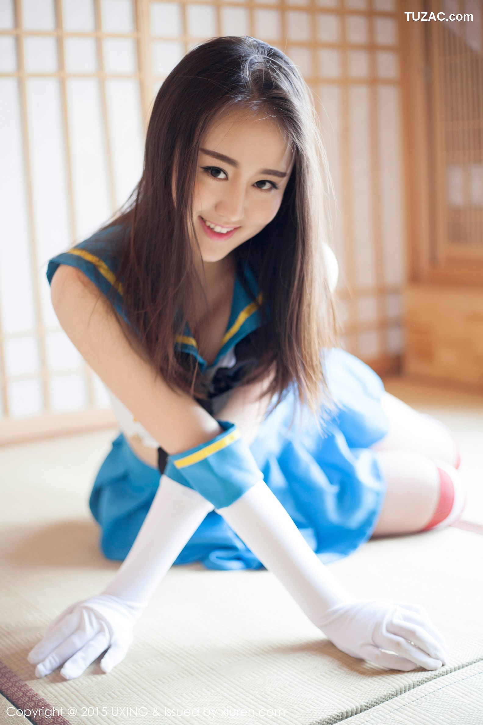 UXing优星馆-vol.005-romi王朝朝-美少女校服系列写真集