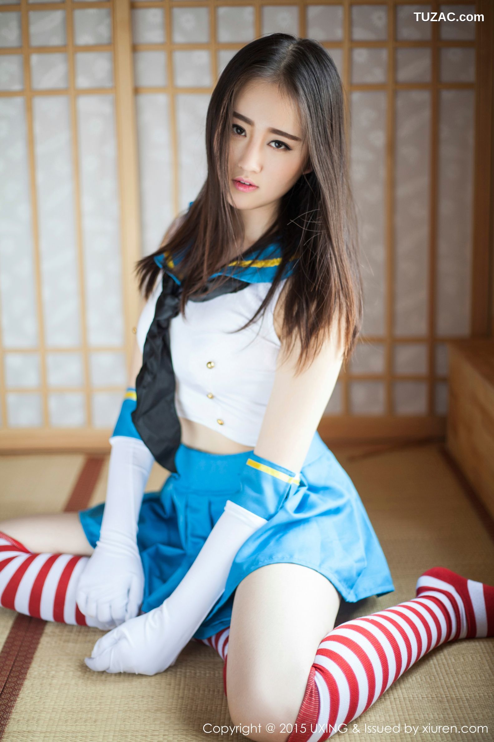 UXing优星馆-vol.005-romi王朝朝-美少女校服系列写真集