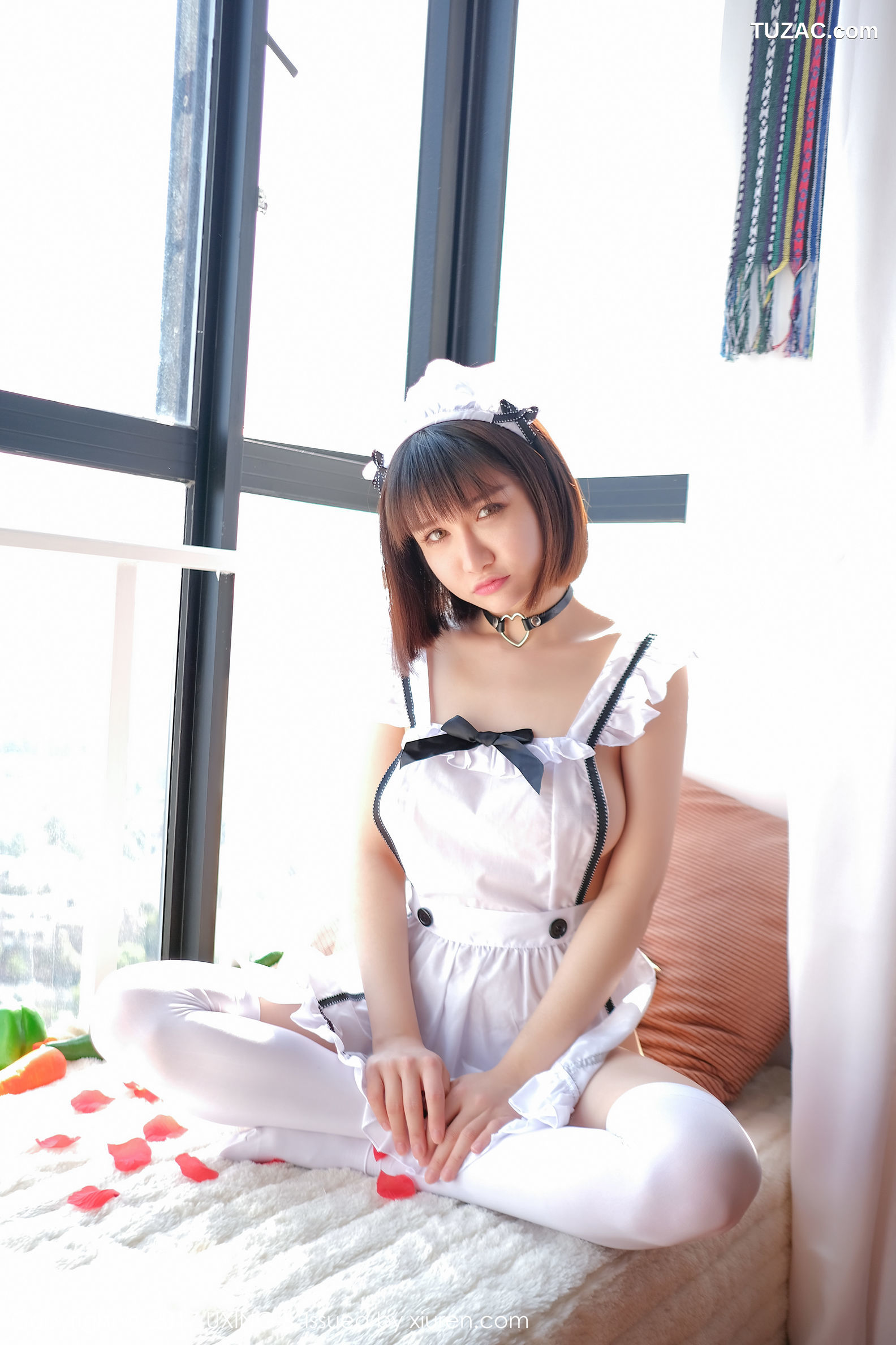 UXing优星馆-vol.058-k8傲娇萌萌vivian-女仆装-黄瓜主题