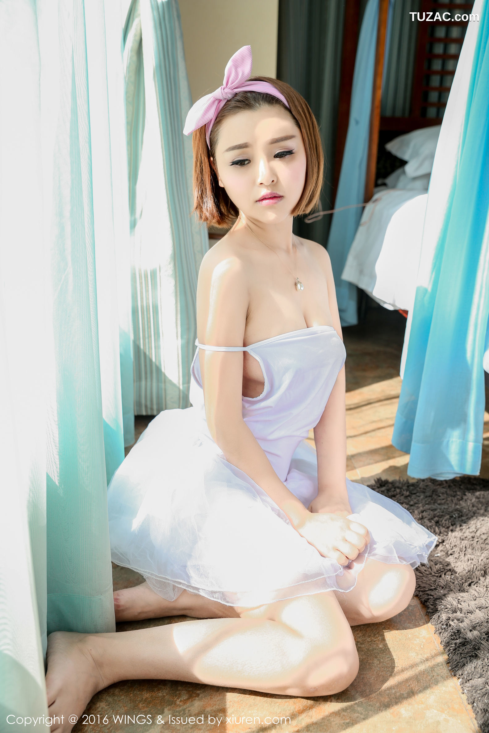 WingS影私荟-016-童颜巨乳吉雅子-《女仆装-短裙》