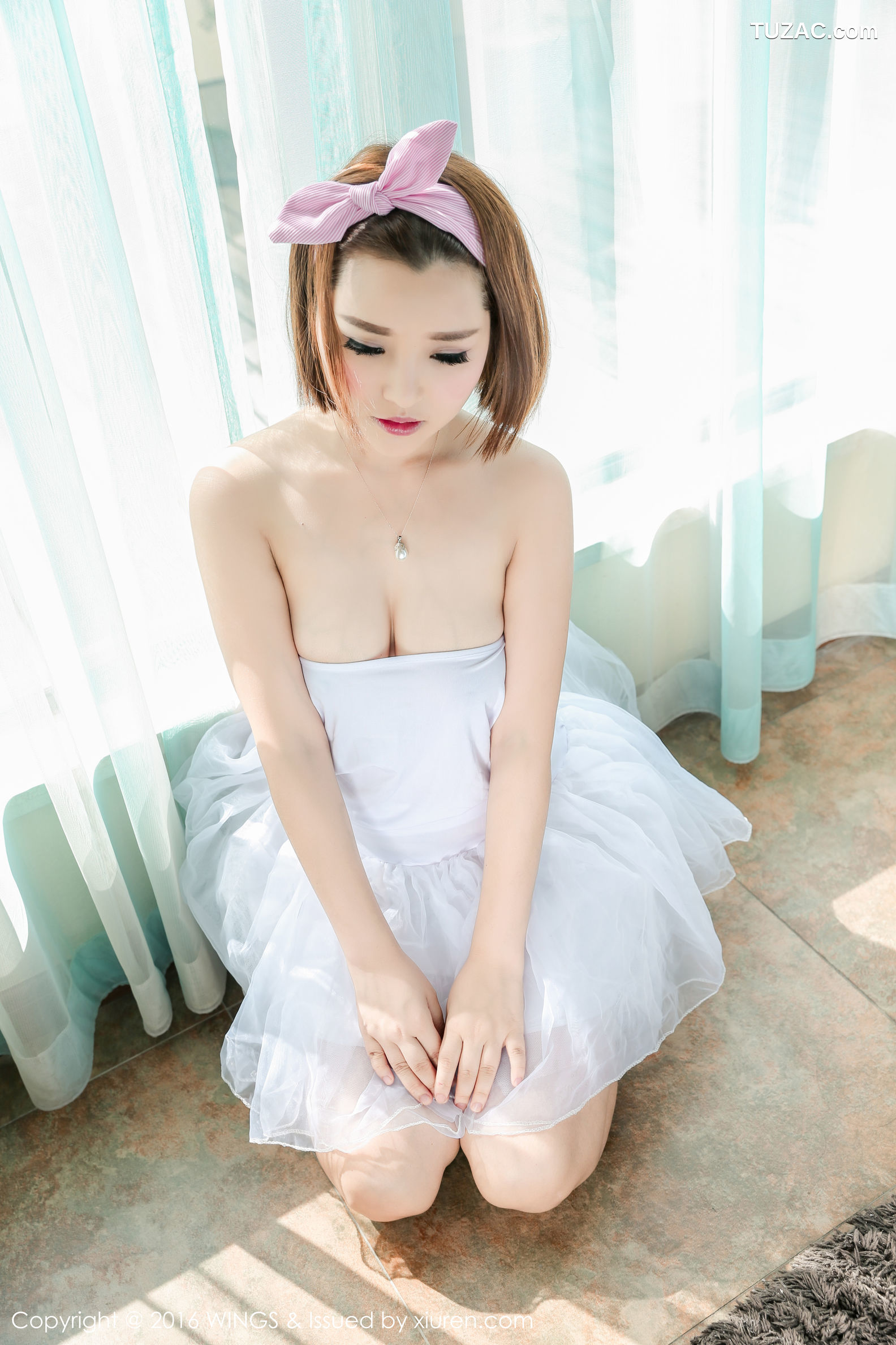 WingS影私荟-016-童颜巨乳吉雅子-《女仆装-短裙》