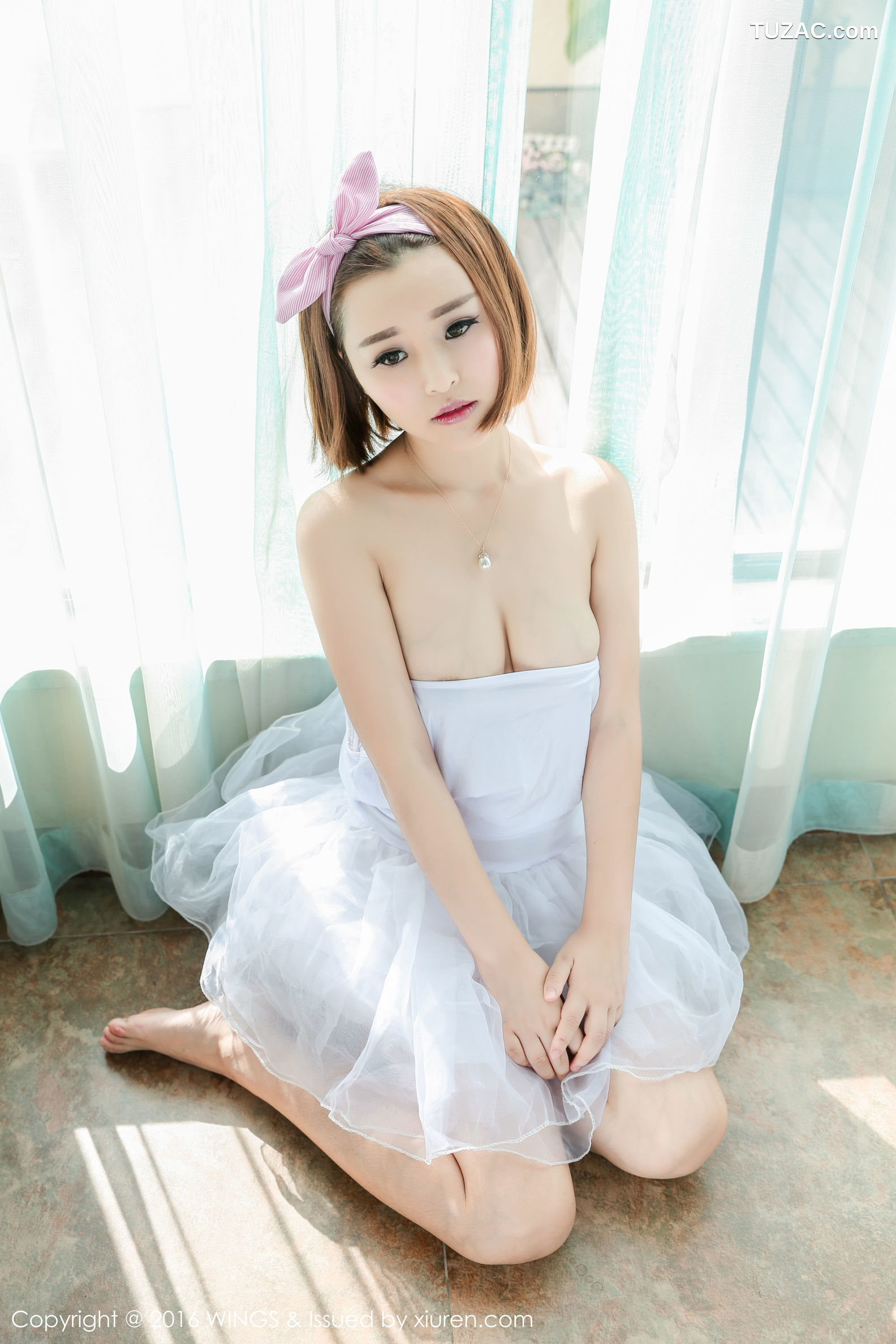 WingS影私荟-016-童颜巨乳吉雅子-《女仆装-短裙》