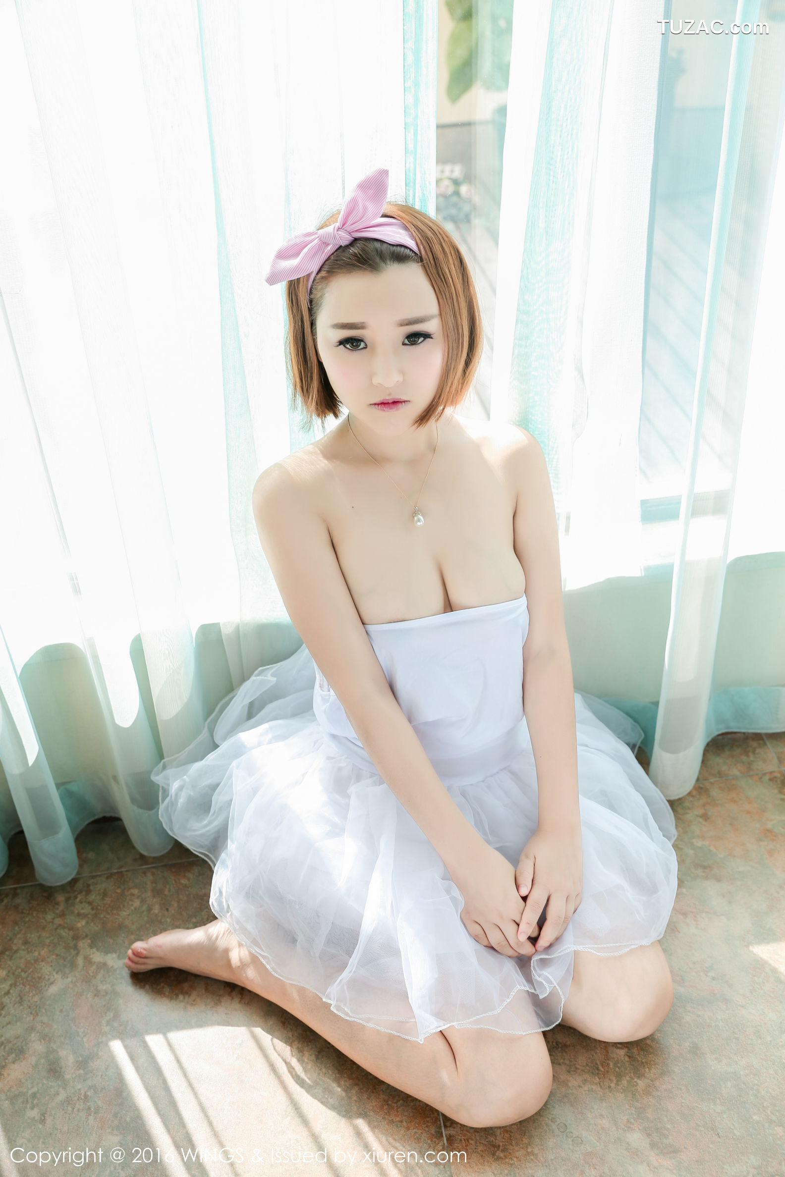 WingS影私荟-016-童颜巨乳吉雅子-《女仆装-短裙》