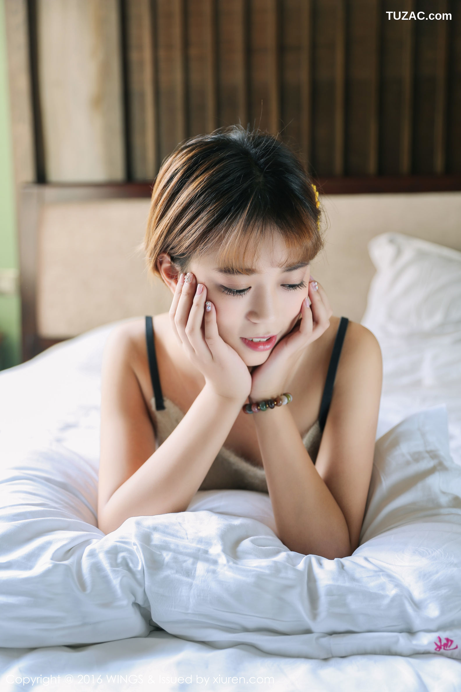 WingS影私荟-019-柠檬vivi-极品短发帅气模特