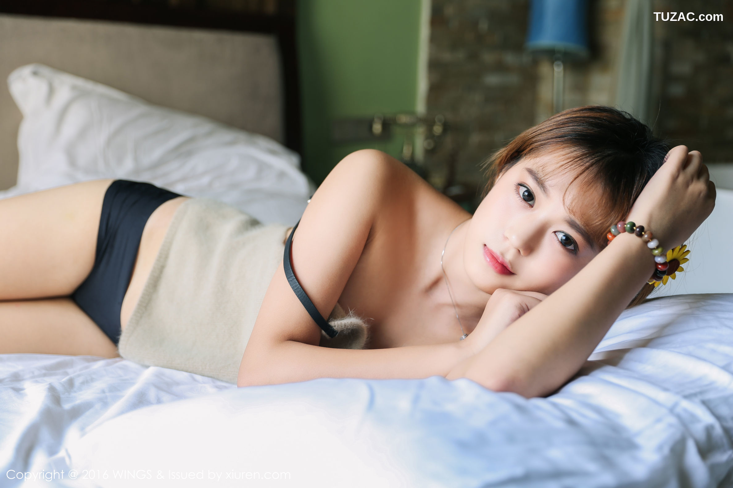 WingS影私荟-019-柠檬vivi-极品短发帅气模特