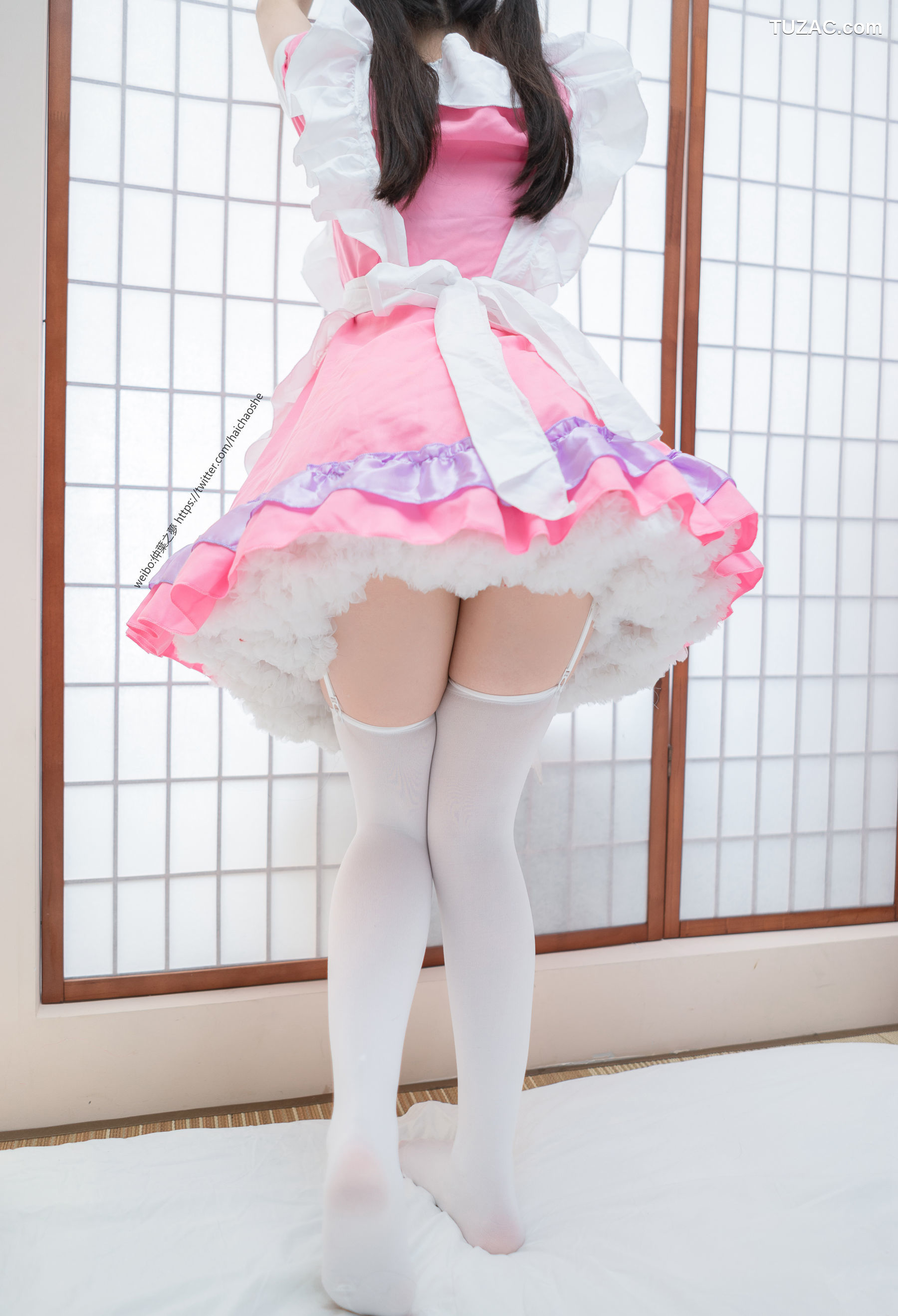 轻兰映画-Grand.011-《粉红女仆的白丝》